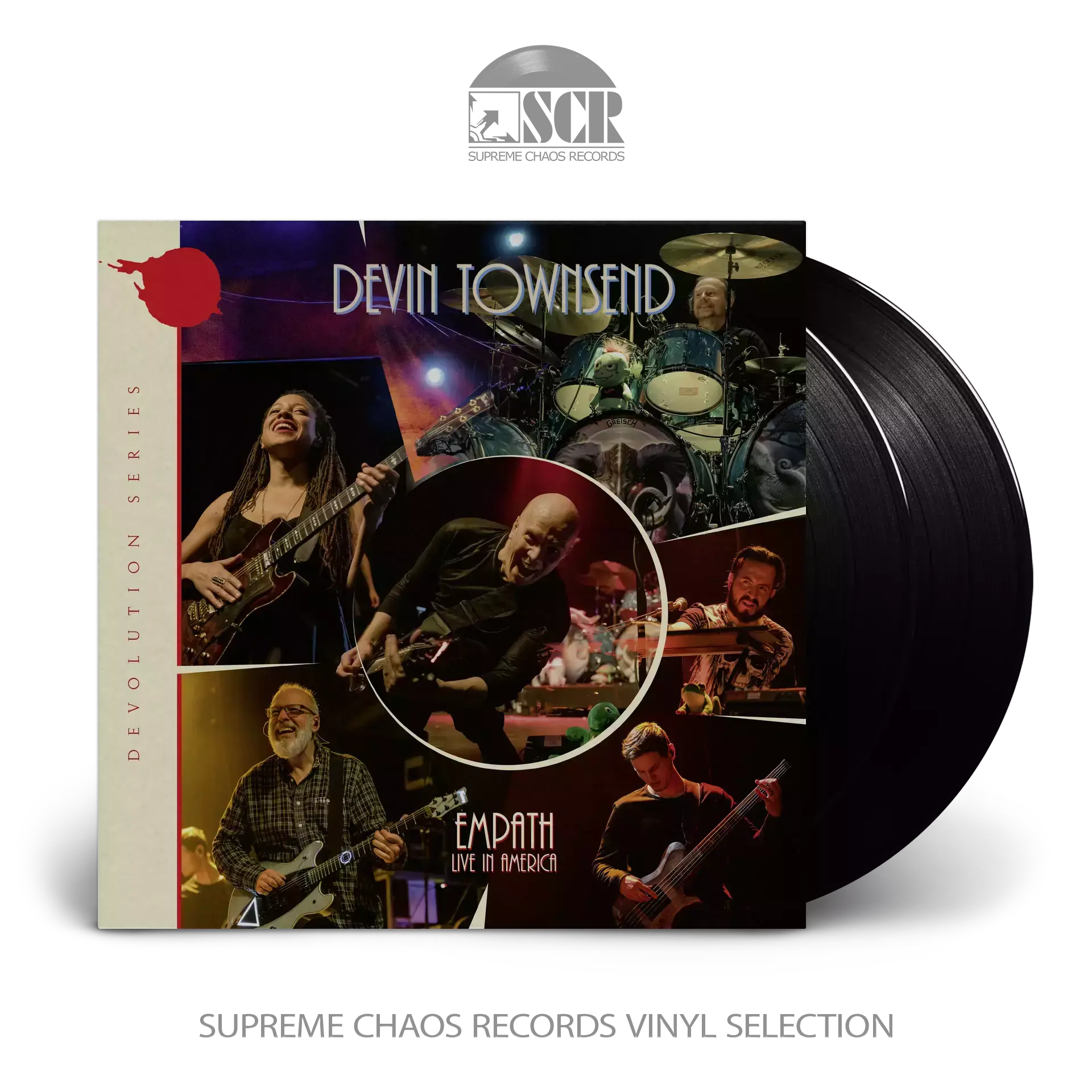 DEVIN TOWNSEND · Devolution Series #3 - Empath Live In America | BLACK DLP DEVIN TOWNSEND · Devolution Series #3 - Empath Live In America | BLACK DLP (Progressive Rock Vinyl)