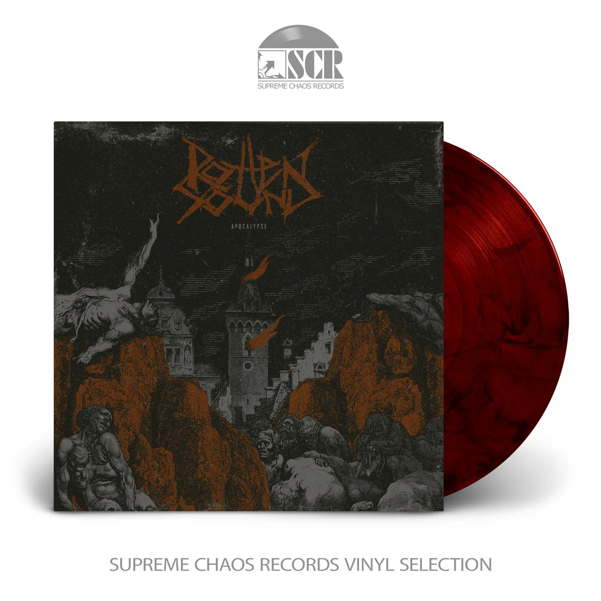 ROTTEN SOUND - Apocalypse · RED/BLACK MARBLED LP