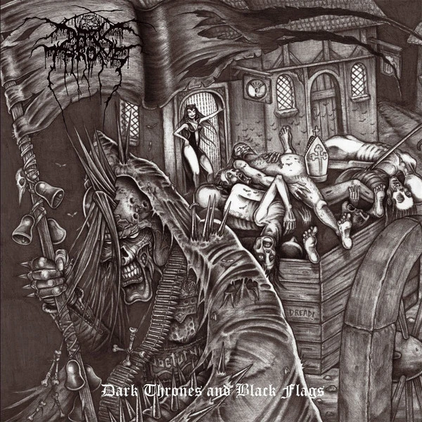 DARKTHRONE · Dark Thrones and Black Flags (Re-Release) | BLACK LP (Black Metal Vinyl) · Picture 1