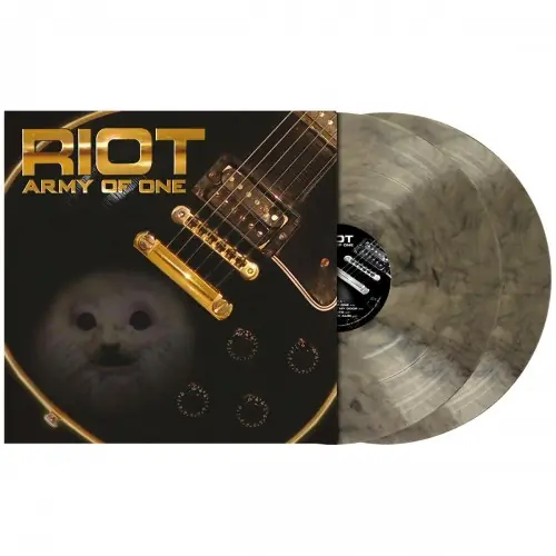 RIOT · Army Of One | CLEAR/BLACK DLP (Heavy Metal Vinyl)