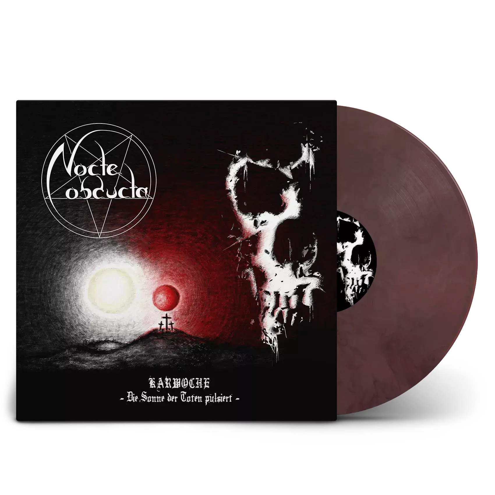 NOCTE OBDUCTA - Karwoche – Die Sonne der Toten pulsiert · CLEAR/RED MARBLED LP