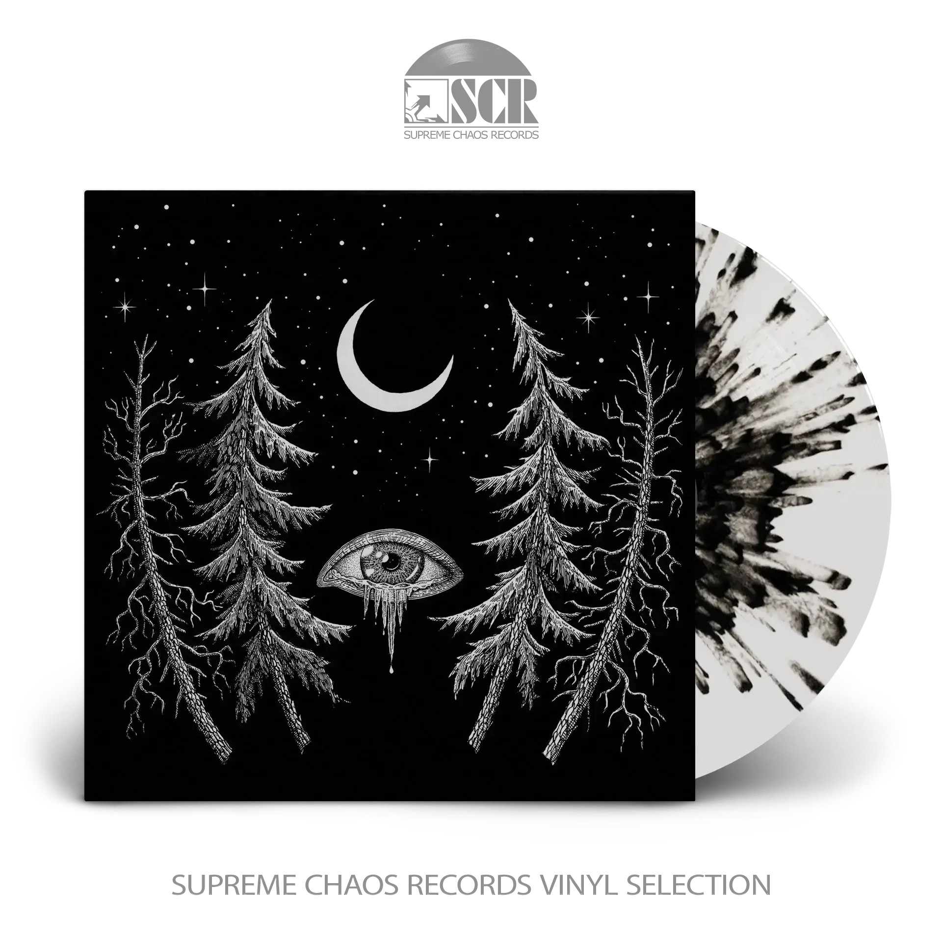 LUSTRE · Night Spirit | SPLATTER LP (Black Metal Vinyl)