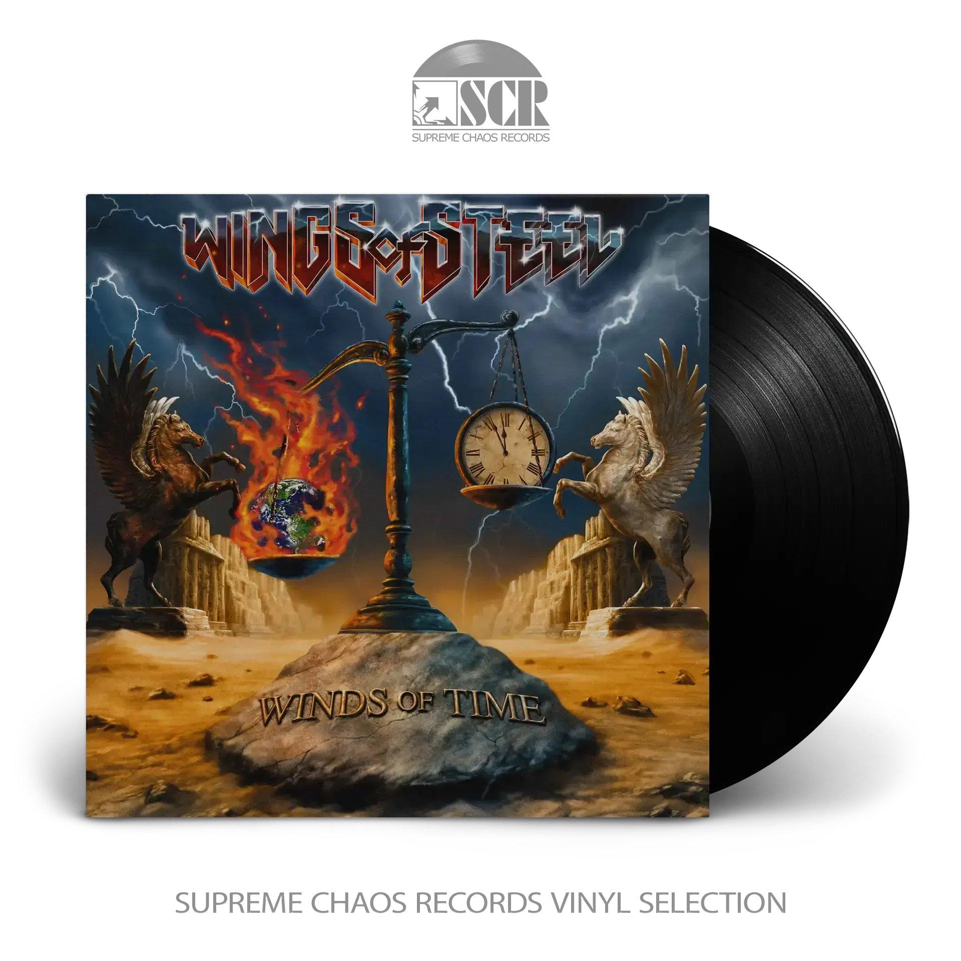 WINGS OF STEEL - Winds of Time · BLACK LP WINGS OF STEEL - Winds of Time · BLACK LP (Heavy Metal Vinyl)