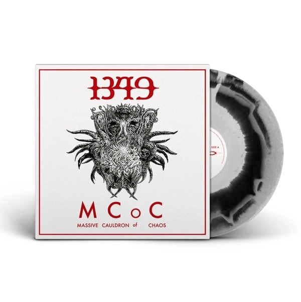 1349 · Massive Cauldron Of Chaos [BLACK/WHITE] | LP (Black Metal Vinyl)