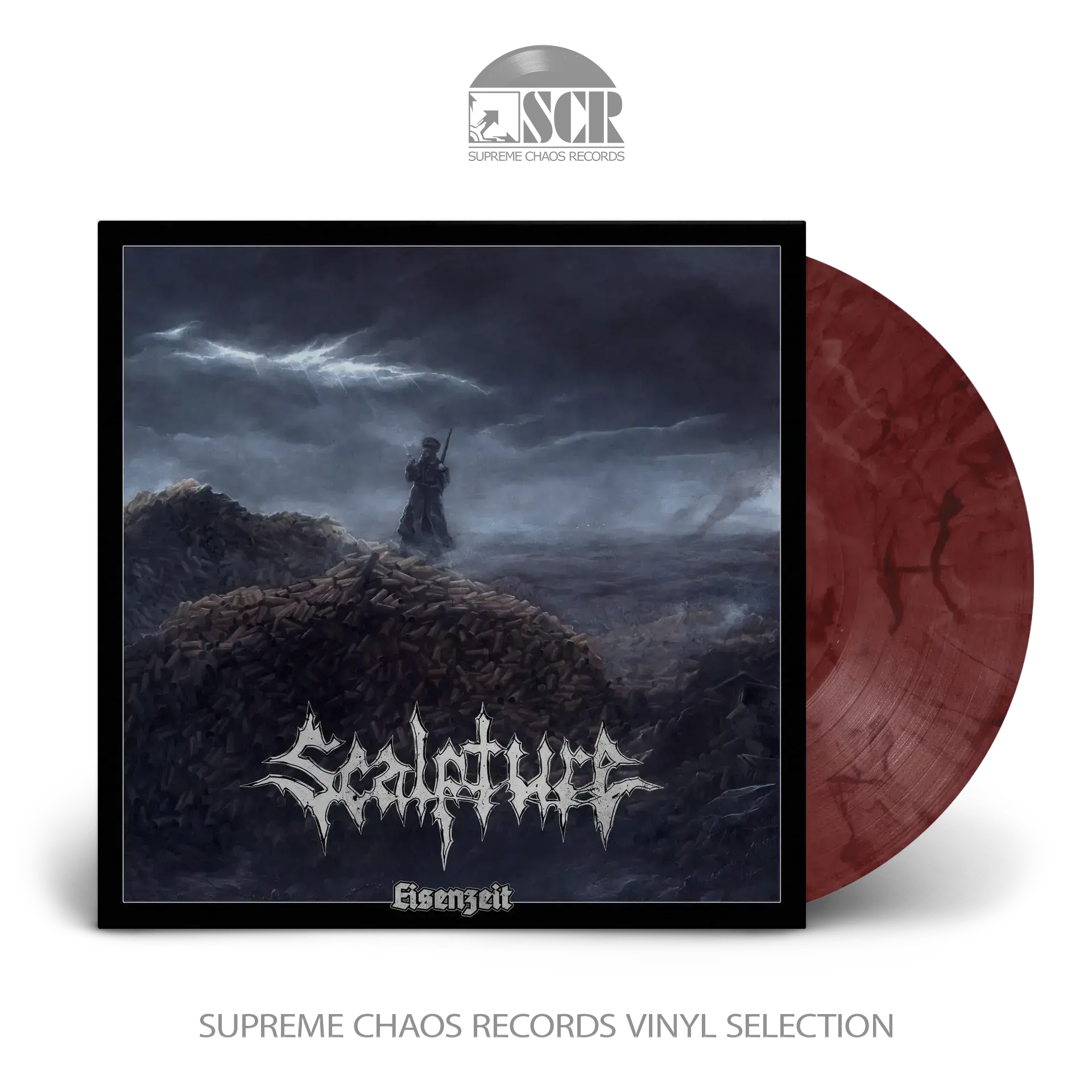 SCALPTURE · Eisenzeit | PINK/BLACK MARBLED LP SCALPTURE · Eisenzeit | PINK/BLACK MARBLED LP (Death Metal Vinyl)