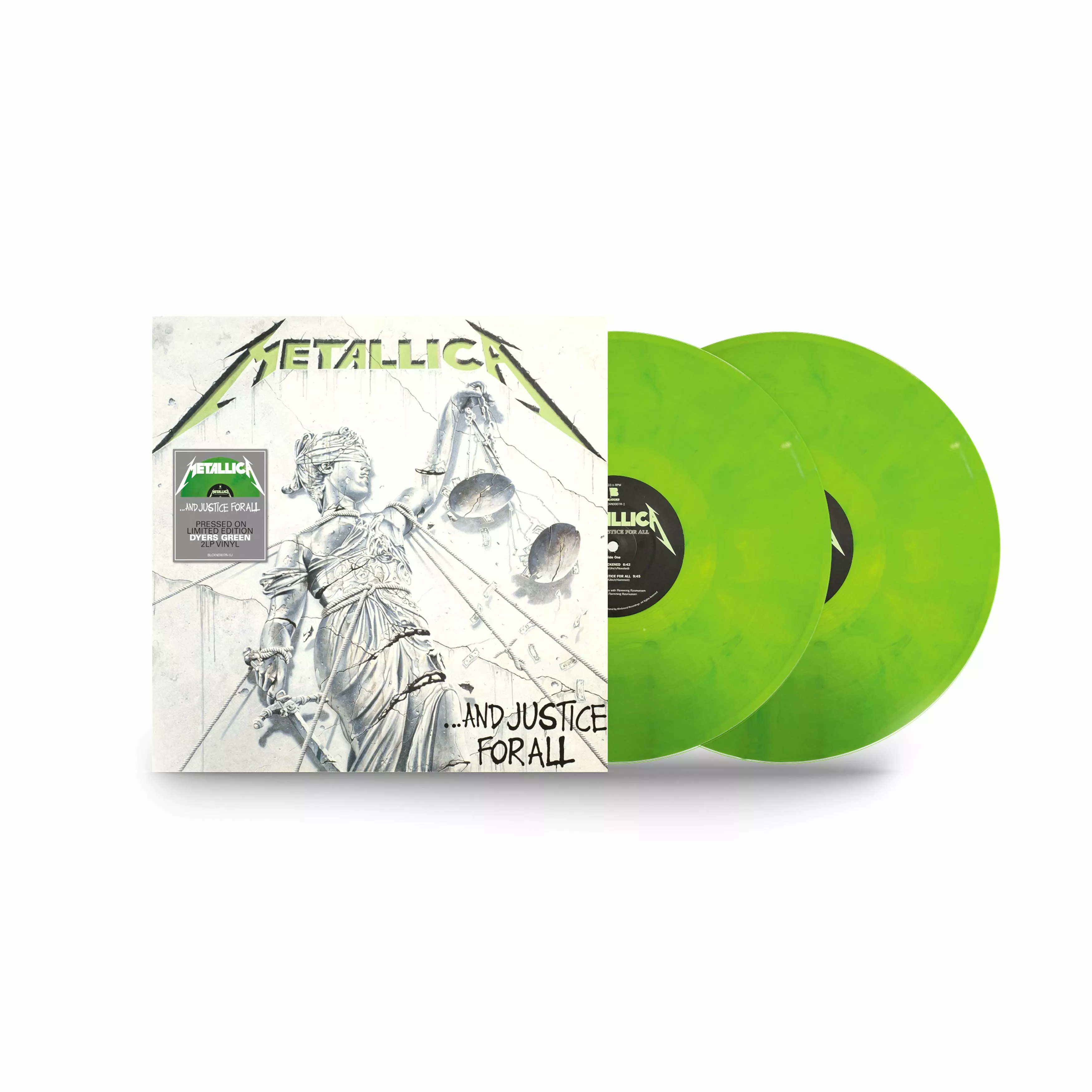 METALLICA - ...And Justice For All · DYERS GREEN DLP METALLICA - ...And Justice For All · DYERS GREEN DLP (Heavy Metal Vinyl)