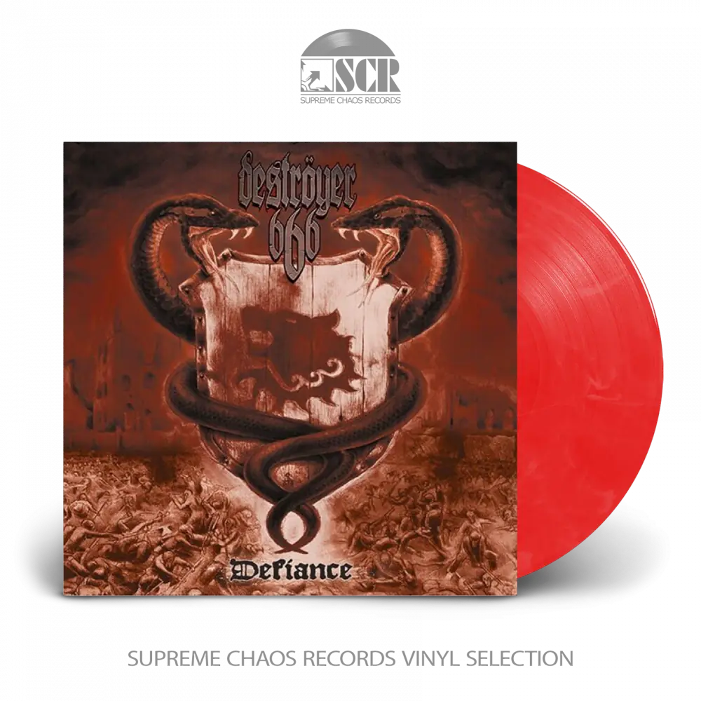 DESTRÖYER 666 - Defiance · GOLD/ORANGE LP DESTRÖYER 666 - Defiance · GOLD/ORANGE LP (Thrash Metal/Black Metal Vinyl)