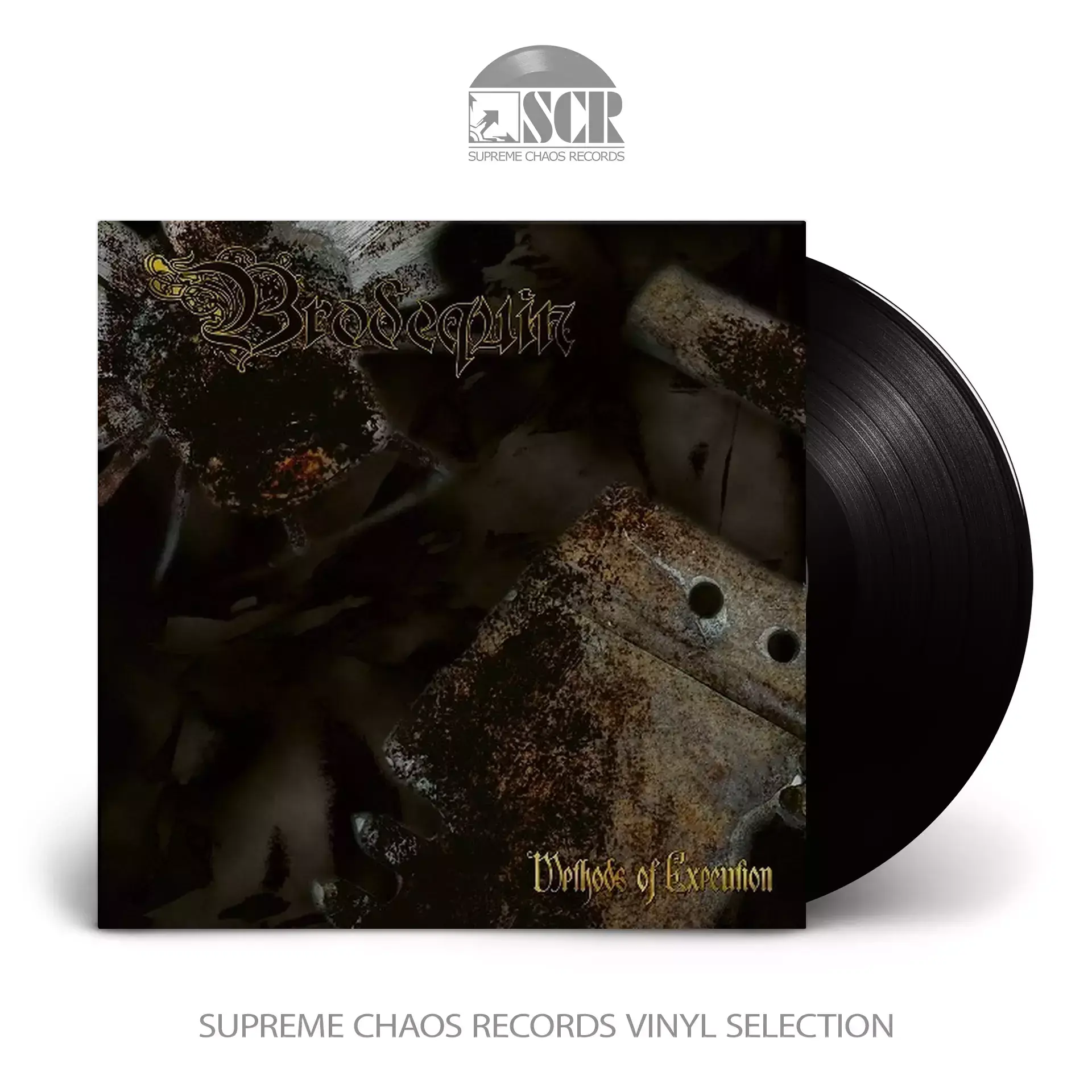 BRODEQUIN - Methods Of Execution · BLACK LP BRODEQUIN - Methods Of Execution · BLACK LP (Brutal Death Metal Vinyl)