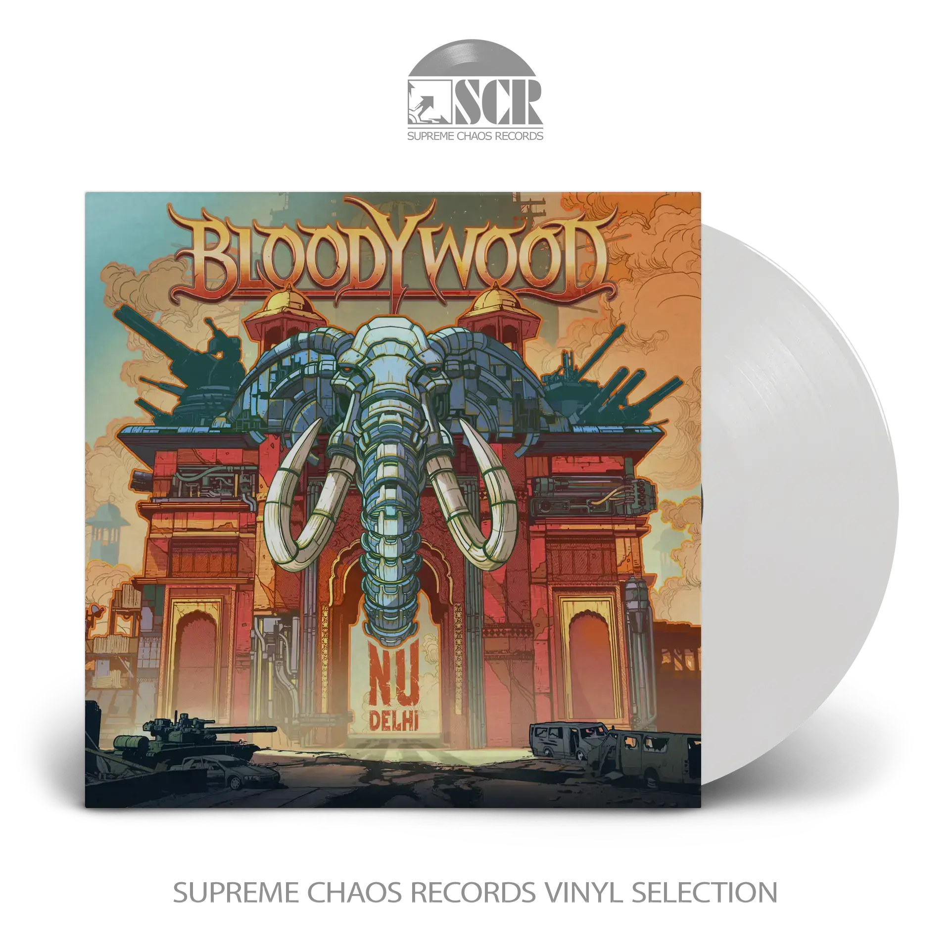BLOODYWOOD - Nu Delhi · WHITE LP BLOODYWOOD - Nu Delhi · WHITE LP (Heavy Metal Vinyl)