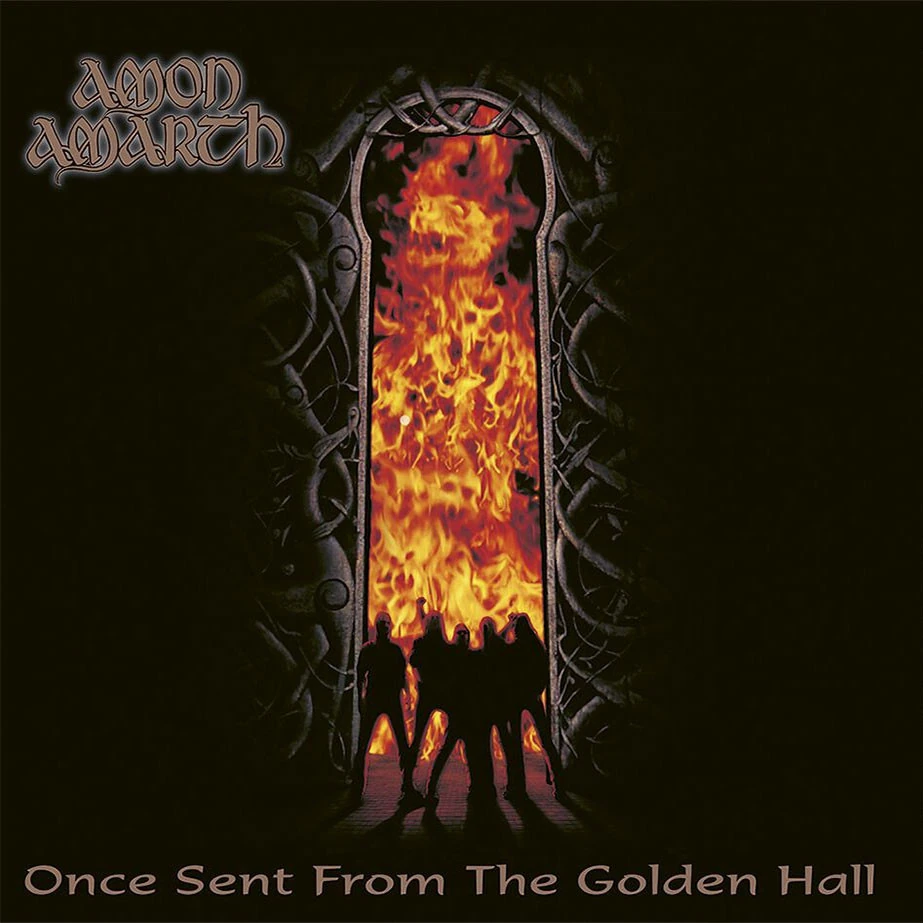 AMON AMARTH · Once Sent From The Golden Hall | SMOKE GREY MARBLED LP (Death Metal Vinyl) · Picture 1