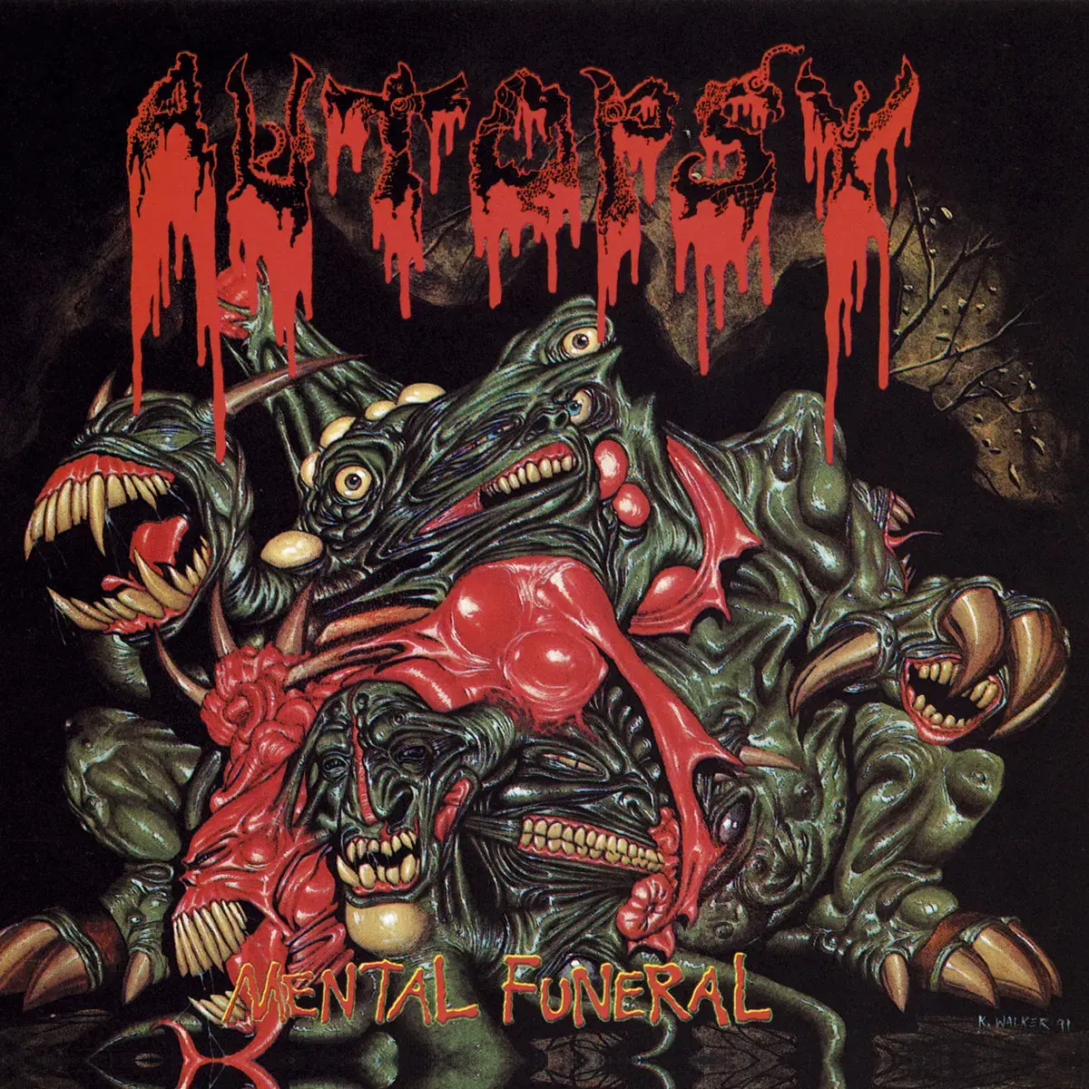 AUTOPSY · Mental Funeral | BLACK LP (Death Metal Vinyl) · Picture 1
