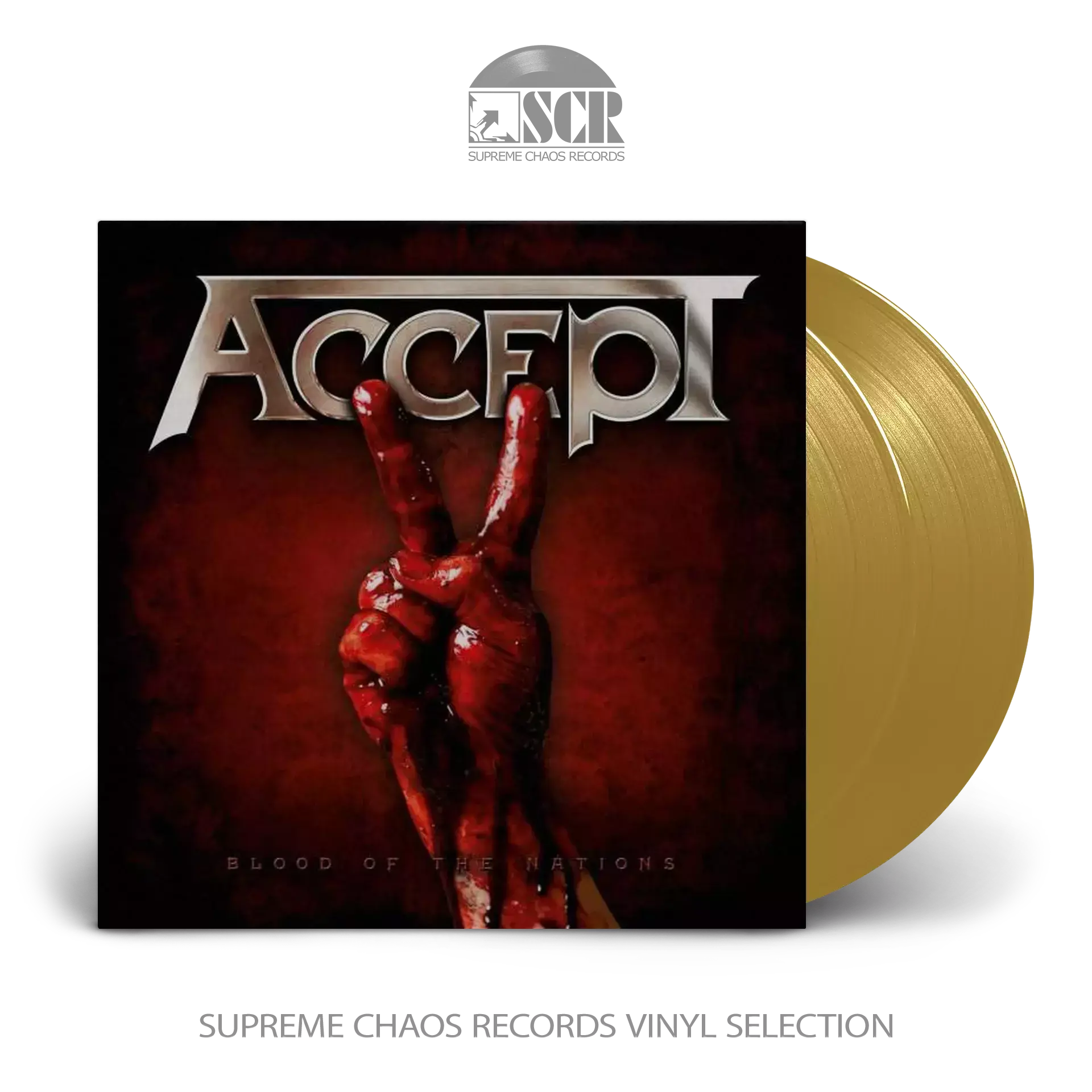 ACCEPT · Blood Of The Nations | GOLD DLP ACCEPT · Blood Of The Nations | GOLD DLP (Heavy Metal Vinyl)