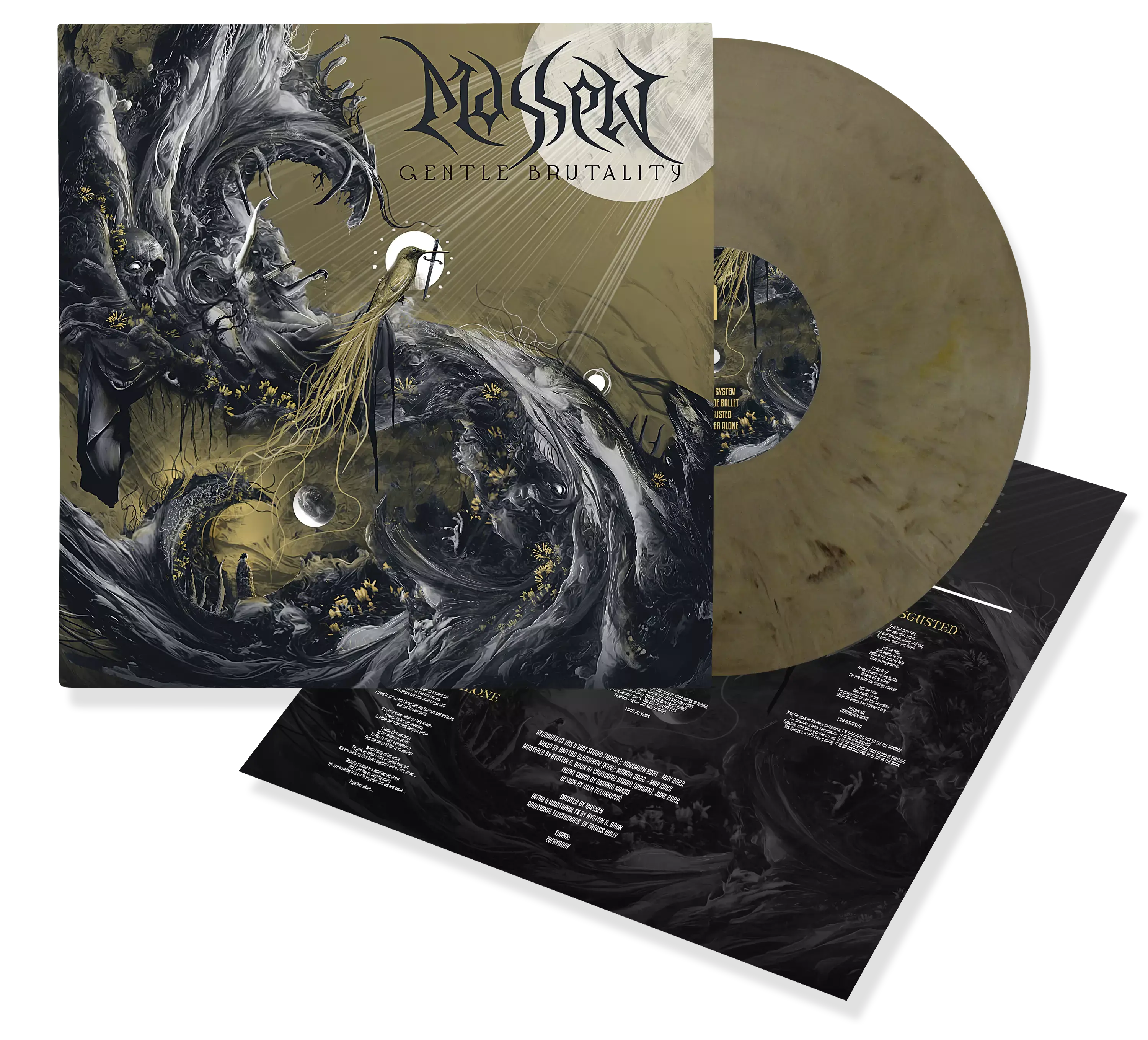 MASSEN · Gentle Brutality | MARBLED VINYL (Death/Black Metal Vinyl)