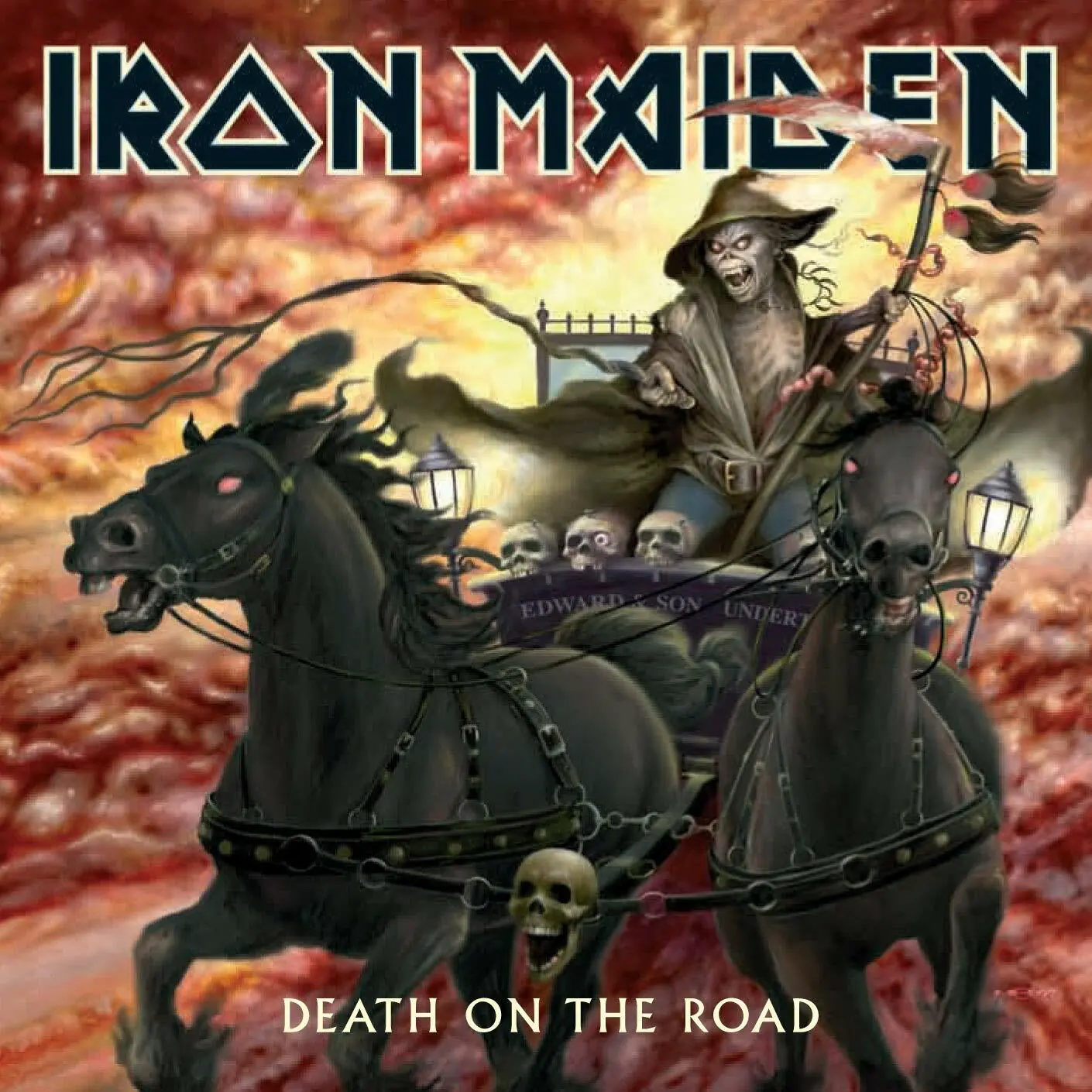 IRON MAIDEN - Dance On The Road · BLACK DLP 1