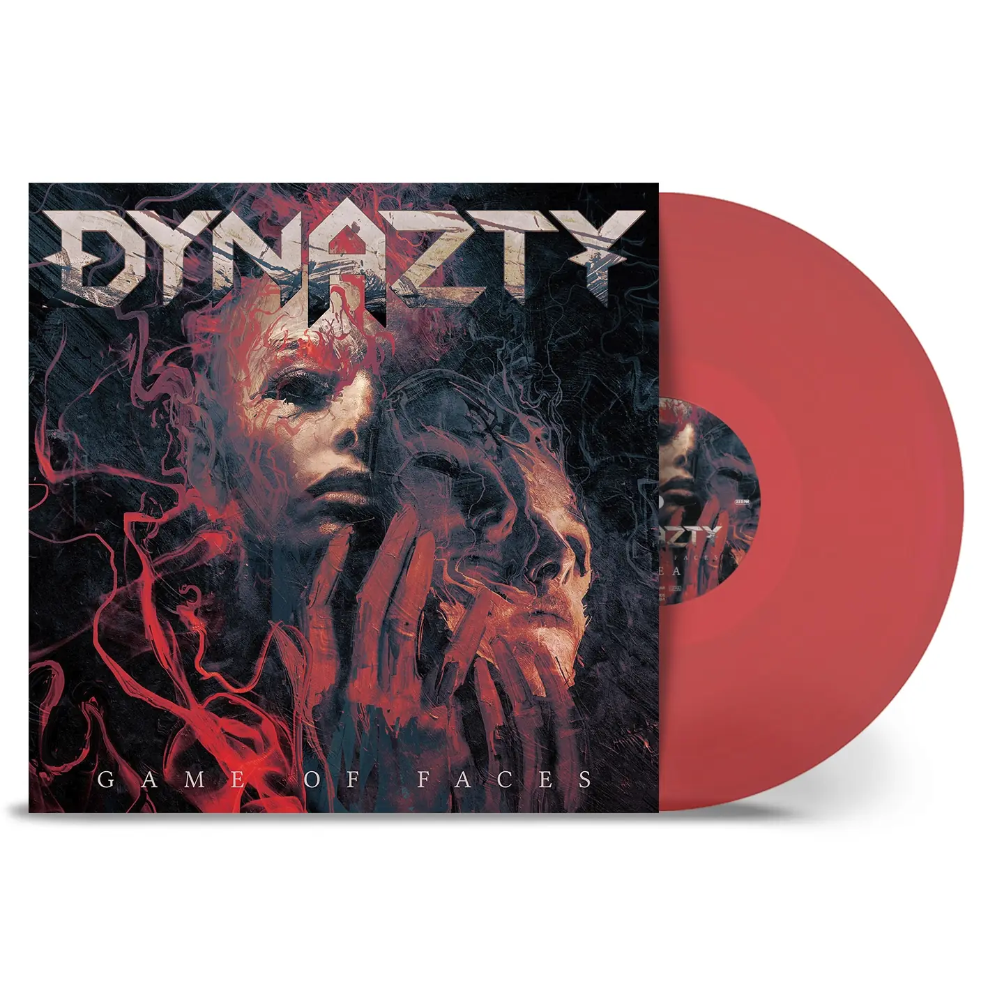 DYNAZTY - Game Of Faces · TRANSPARENT RED LP