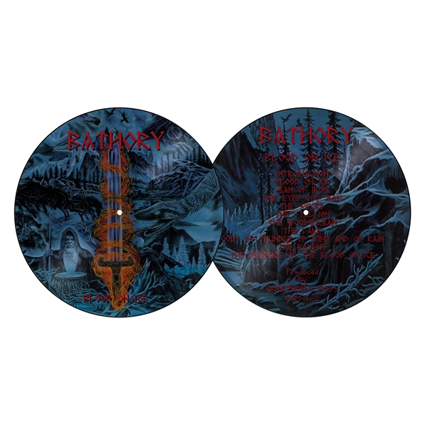 BATHORY · Blood On Ice | PICTURE DISC LP (Heavy Metal Vinyl)