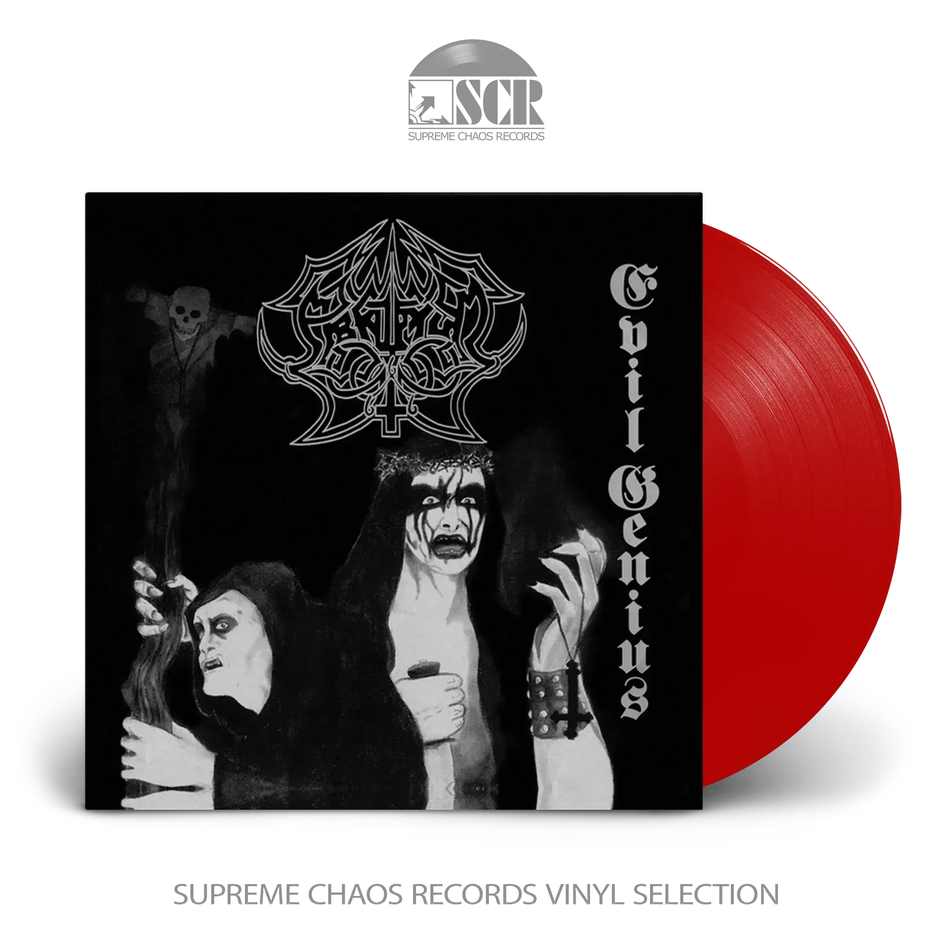 ABRUPTUM · Evil Genius | RED LP ABRUPTUM · Evil Genius | RED LP (Black Metal Vinyl)