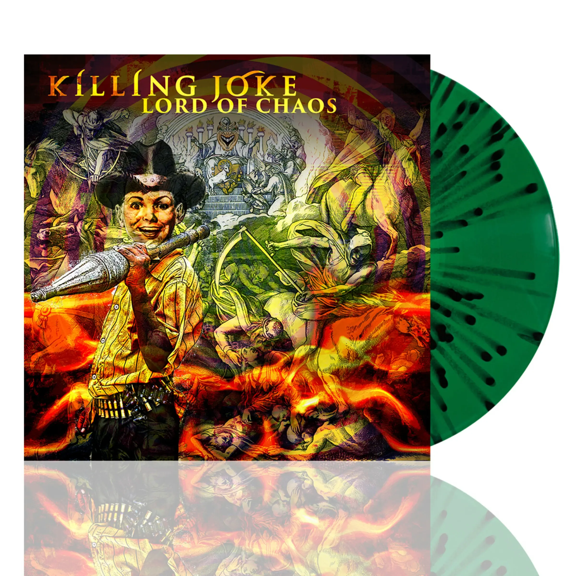 KILLING JOKE · Lord Of Chaos | GREEN/BLACK SPLATTER VINYL KILLING JOKE · Lord Of Chaos | GREEN/BLACK SPLATTER VINYL (Industrial Rock Vinyl)