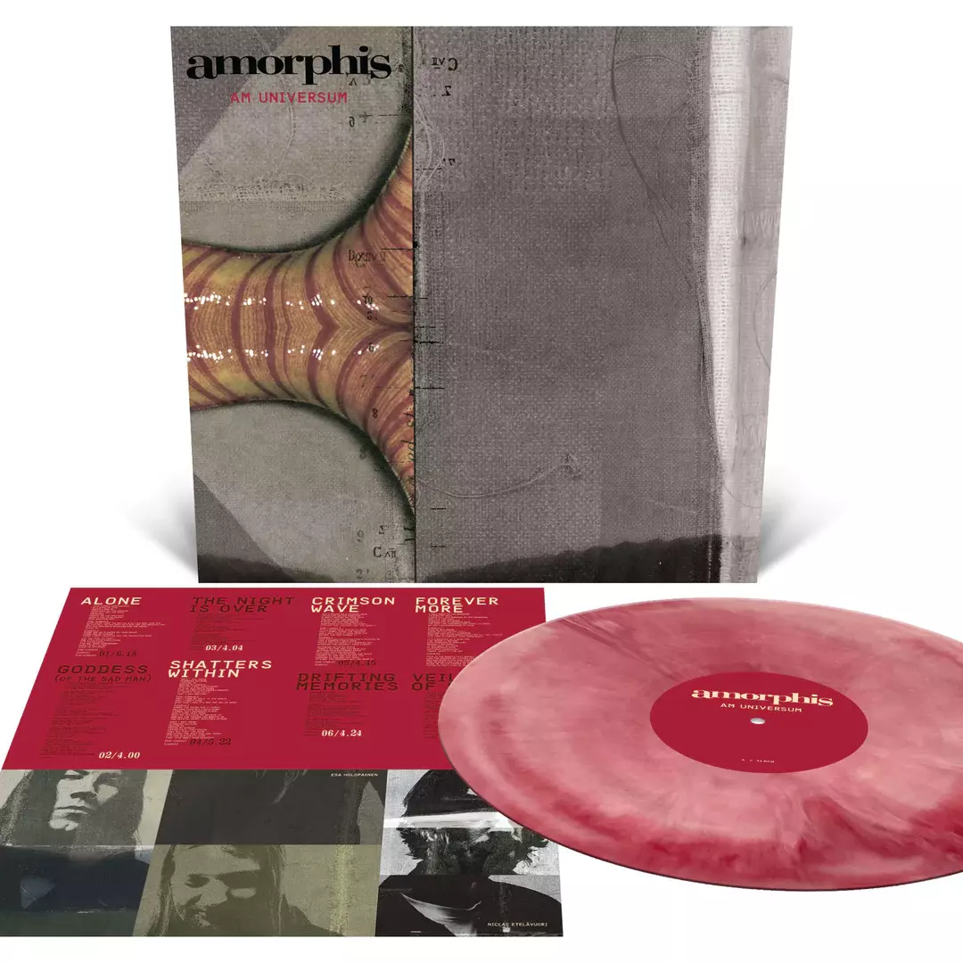 AMORPHIS · Am Universum | BONE WHITE/OXBLOOD GALAXY LP AMORPHIS · Am Universum | BONE WHITE/OXBLOOD GALAXY LP (Progressive Metal Vinyl)