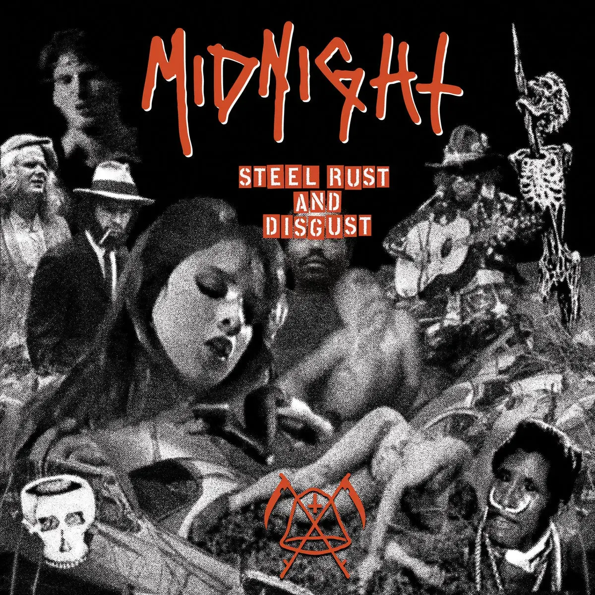 MIDNIGHT - Steel, Rust And Disgust · BLACK LP (Black Metal/Thrash Metal Vinyl) · Picture 1