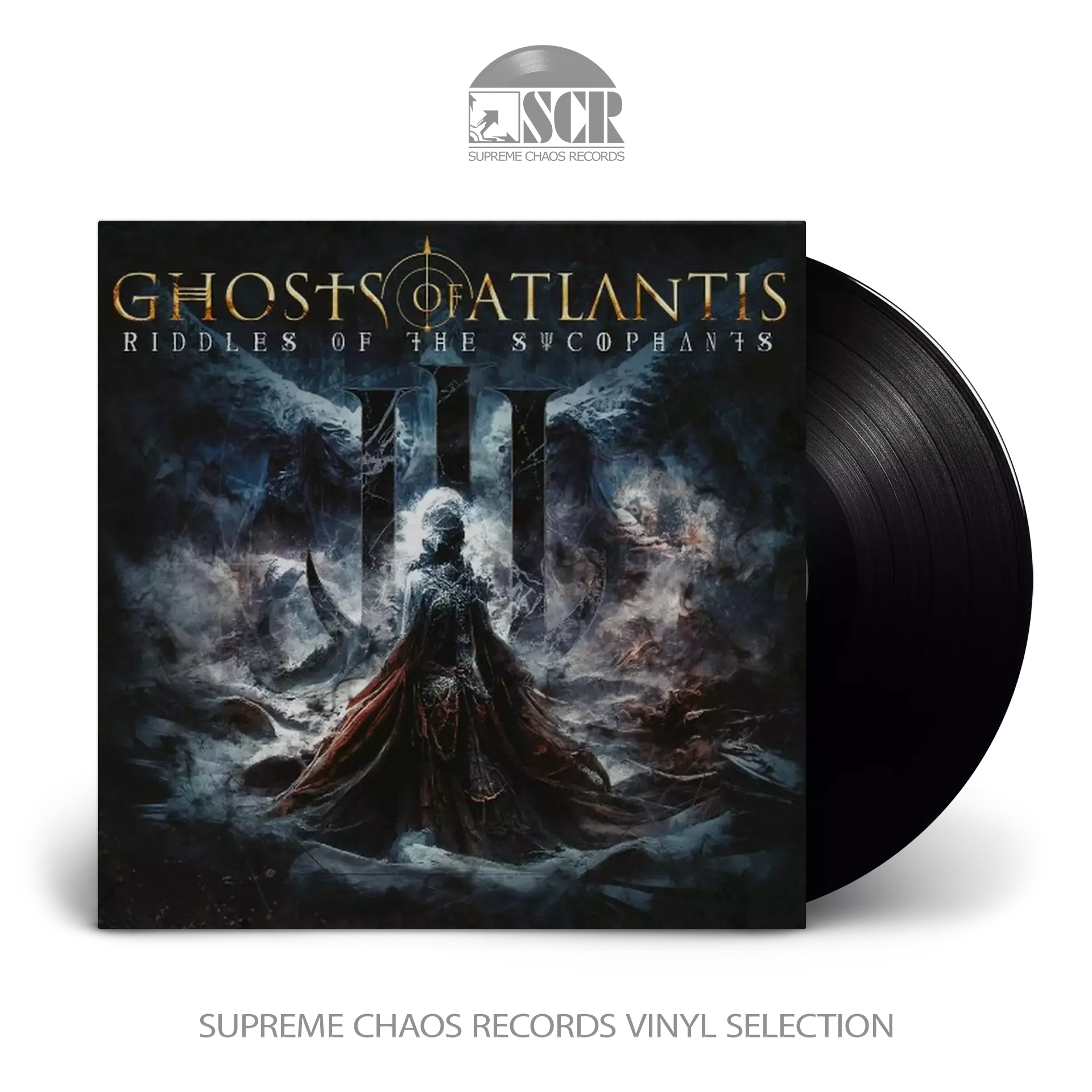 GHOSTS OF ATLANTIS · Riddles Of The Sycophants | BLACK LP (Melodic Death Metal Vinyl)