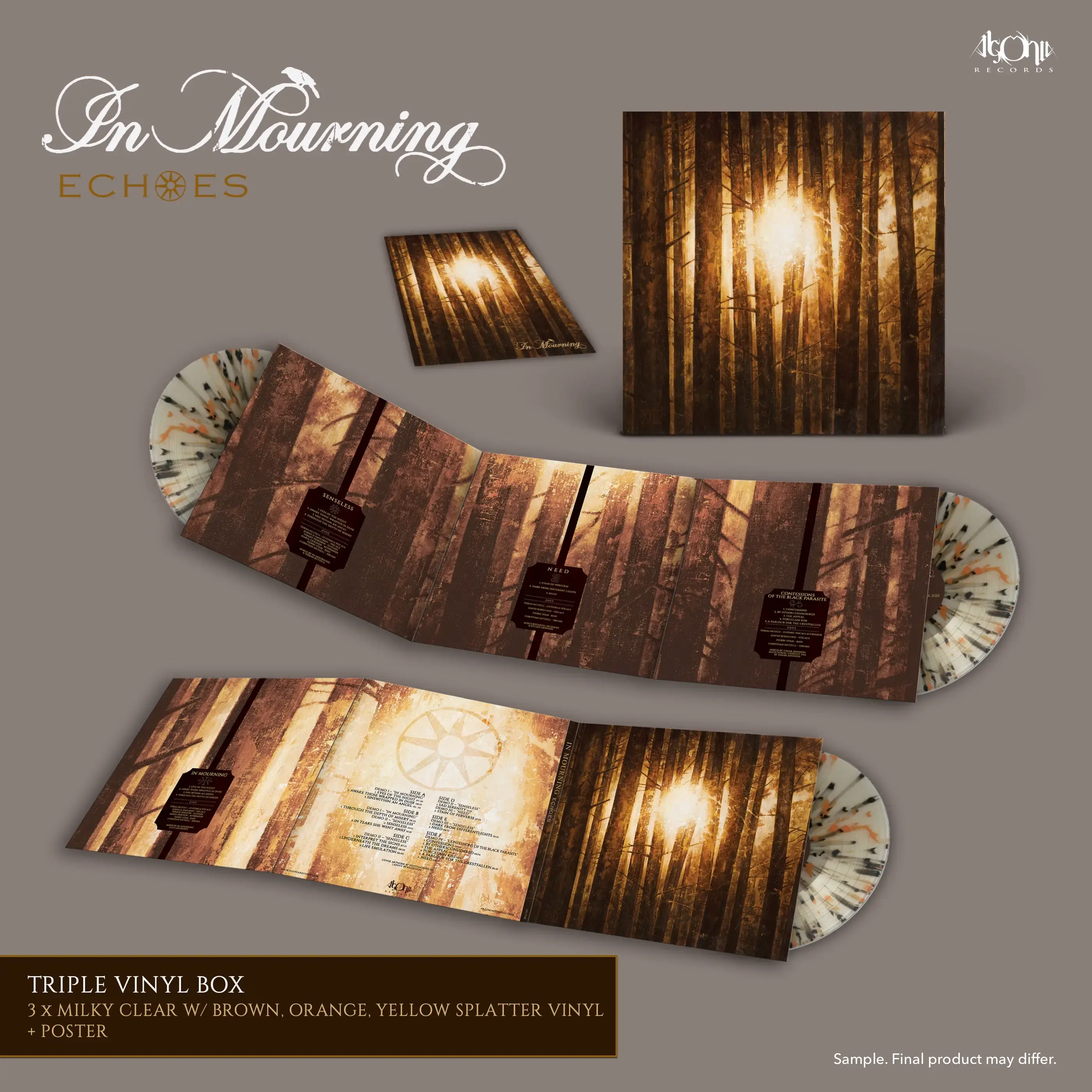 IN MOURNING - Echoes · SPLATTER 3LP (Melodic Death Metal Vinyl) · Picture 2
