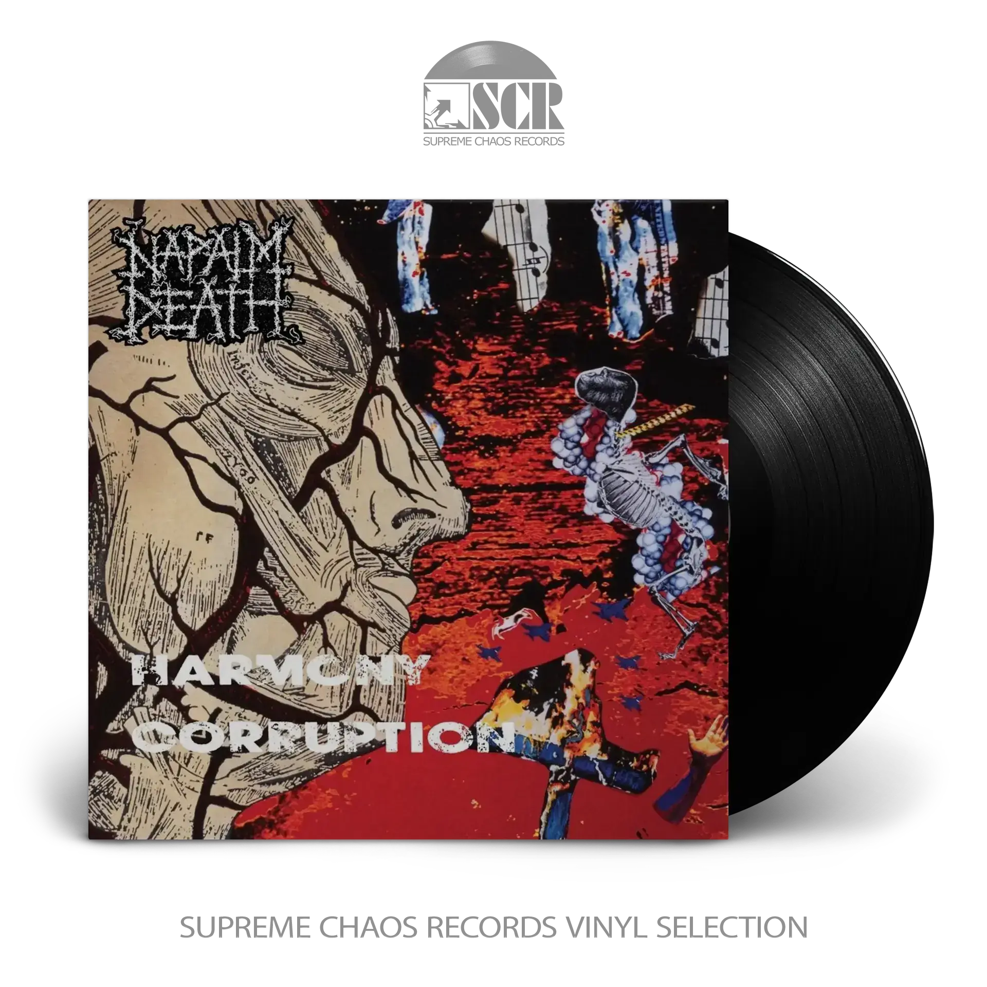 NAPALM DEATH · Harmony Corruption (FDR Mastering) | BLACK LP NAPALM DEATH · Harmony Corruption (FDR Mastering) | BLACK LP (Grindcore/Death Metal Vinyl)