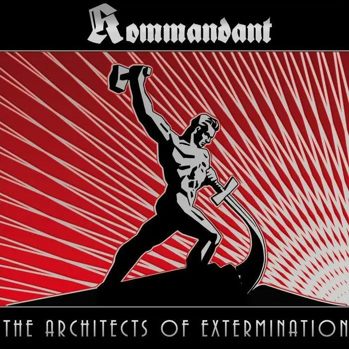 KOMMANDANT · The Architects Of Extermination | BLACK LP · Picture 1 KOMMANDANT · The Architects Of Extermination | BLACK LP (Black Metal Vinyl) · Picture 1