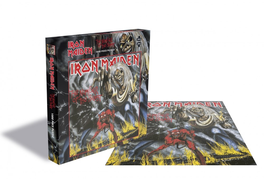 IRON MAIDEN - The Number of the Beast · 1000 PIECES PUZZLE IRON MAIDEN - The Number of the Beast · 1000 PIECES PUZZLE (Heavy Metal Others)