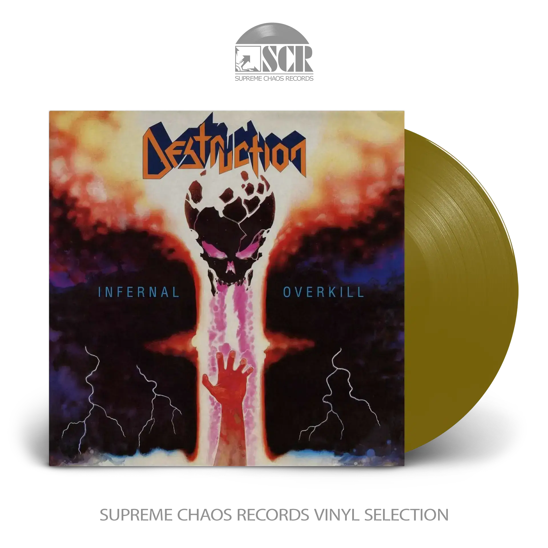 DESTRUCTION · Infernal Overkill | GOLD LP DESTRUCTION · Infernal Overkill | GOLD LP (Thrash Metal Vinyl)