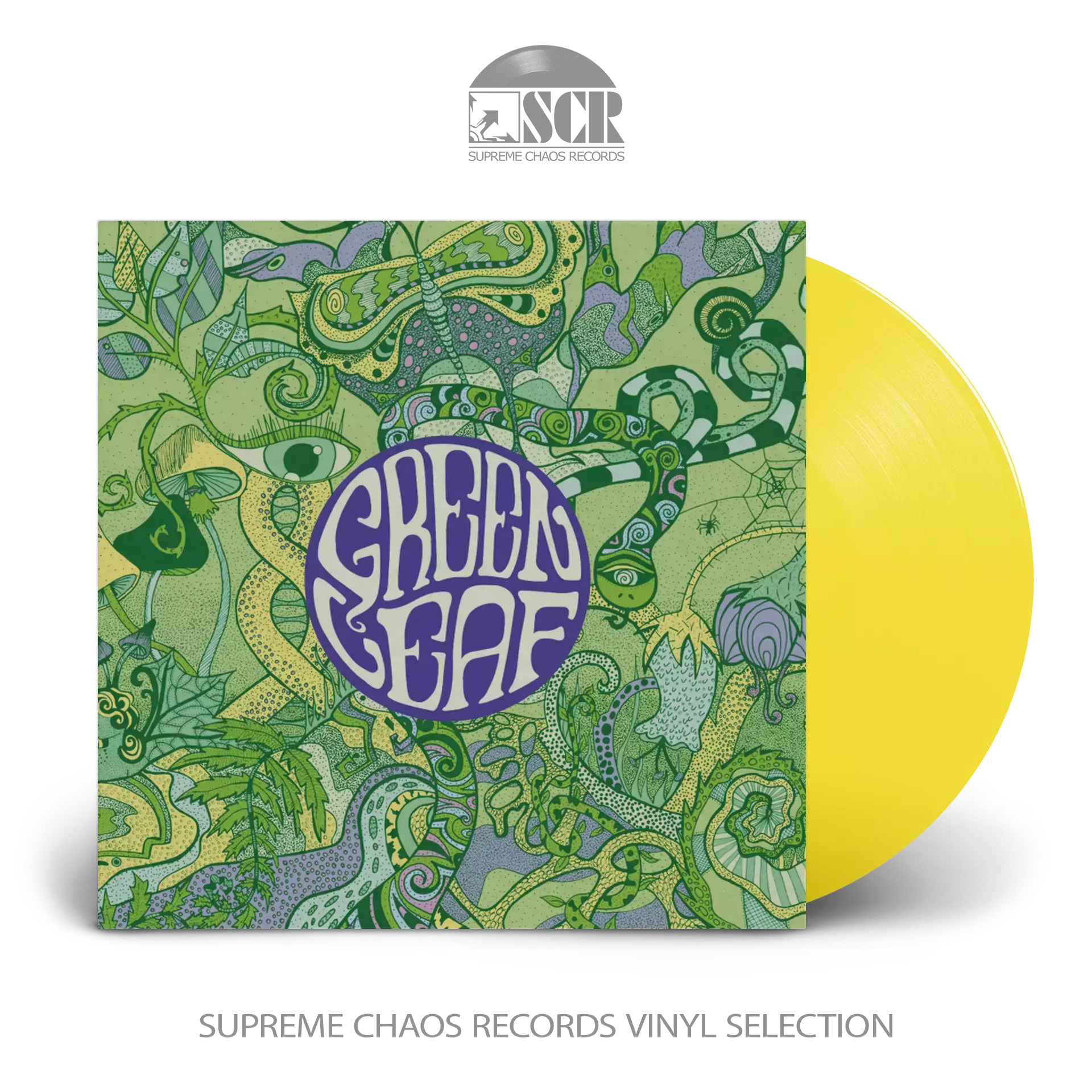 GREENLEAF - Nest Of Vipers · SUN YELLOW TRANSPARENT LP (Stoner Rock Vinyl)