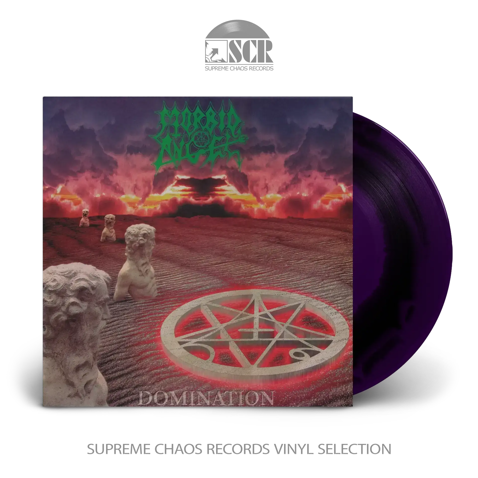 MORBID ANGEL · Domination | PURPLE/BLACK MERGE LP (Death Metal Vinyl)