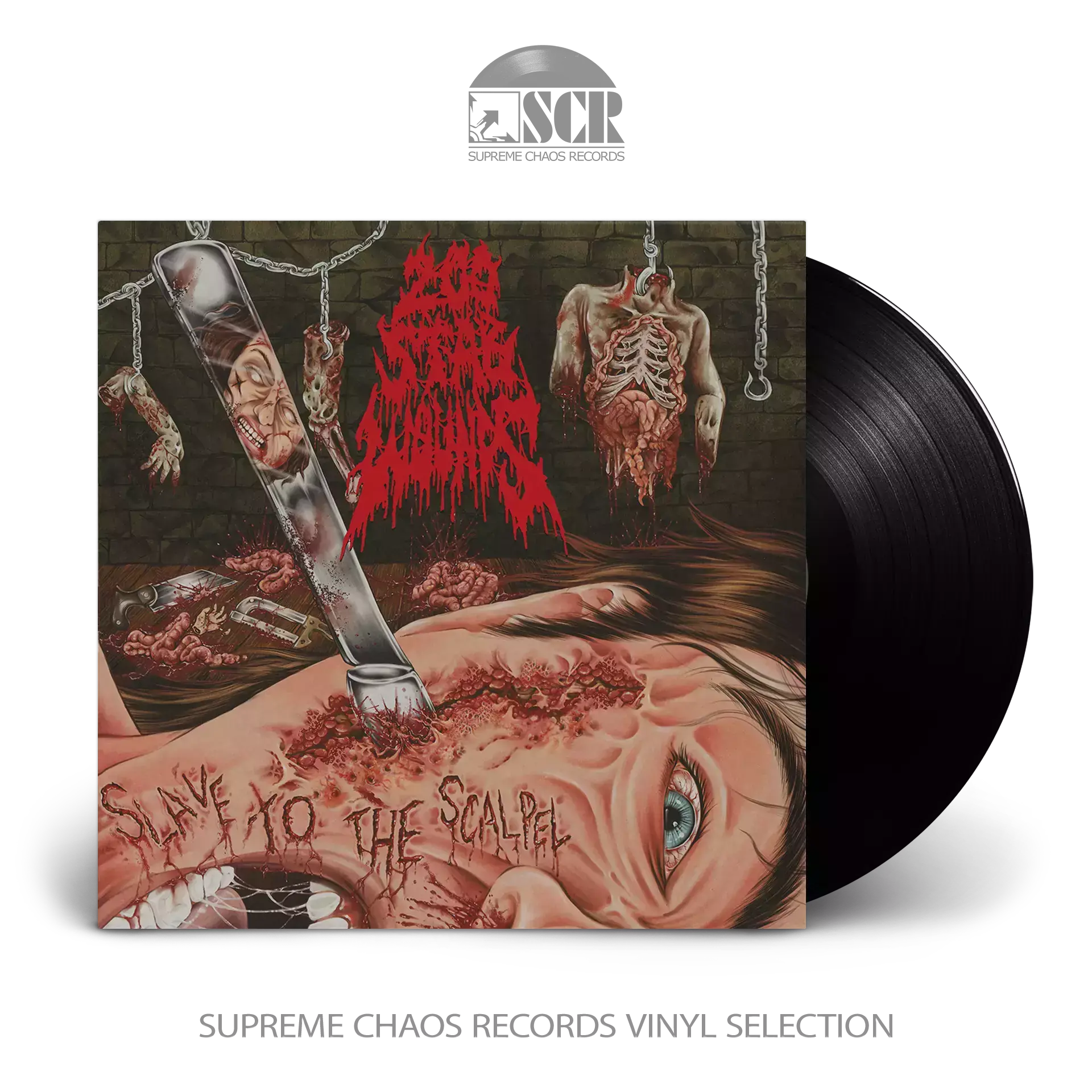 200 STAB WOUNDS - Slave To The Scalpel (Re-Issue) · BLACK LP