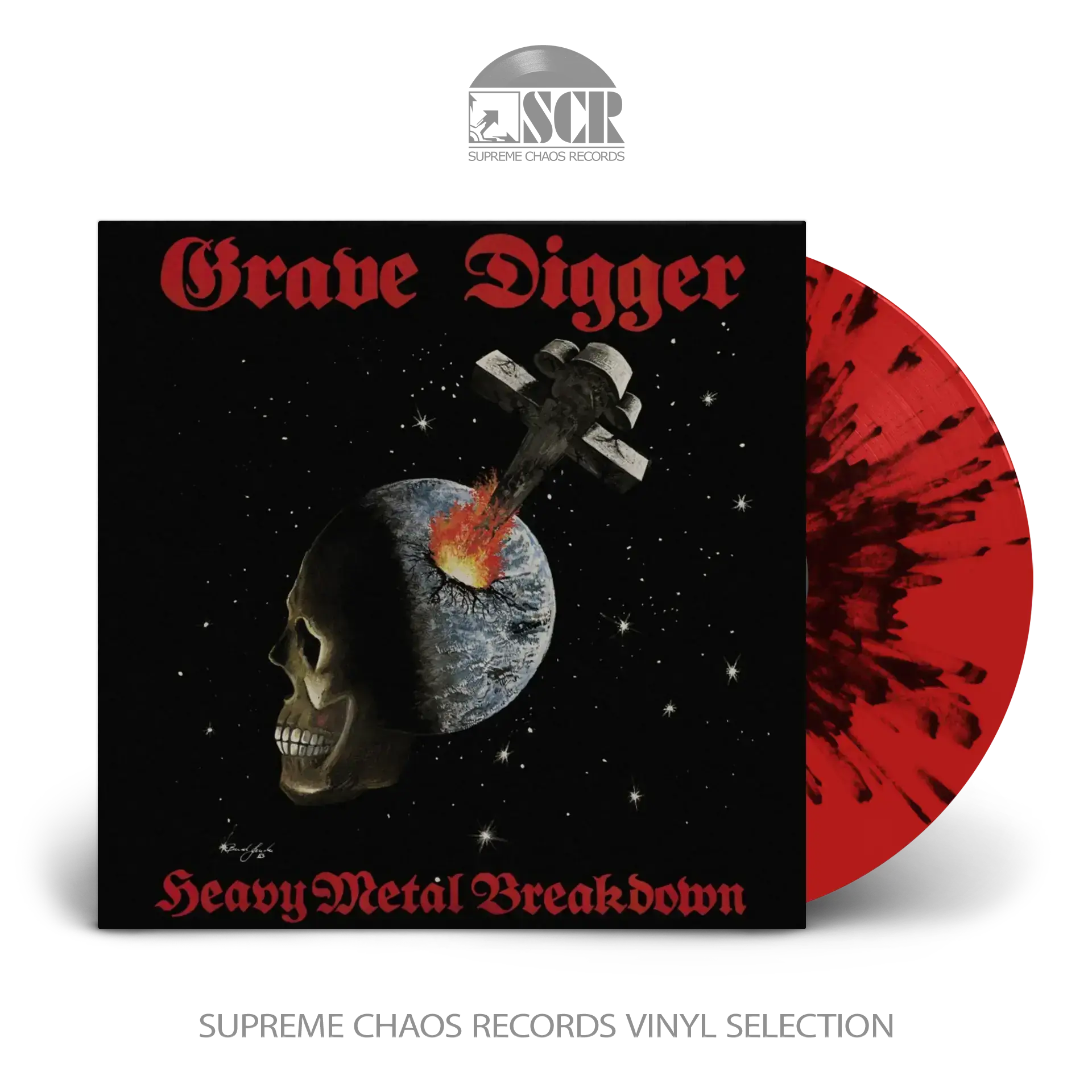 GRAVE DIGGER - Heavy Metal Breakdown · SPLATTER LP (Heavy Metal Vinyl)