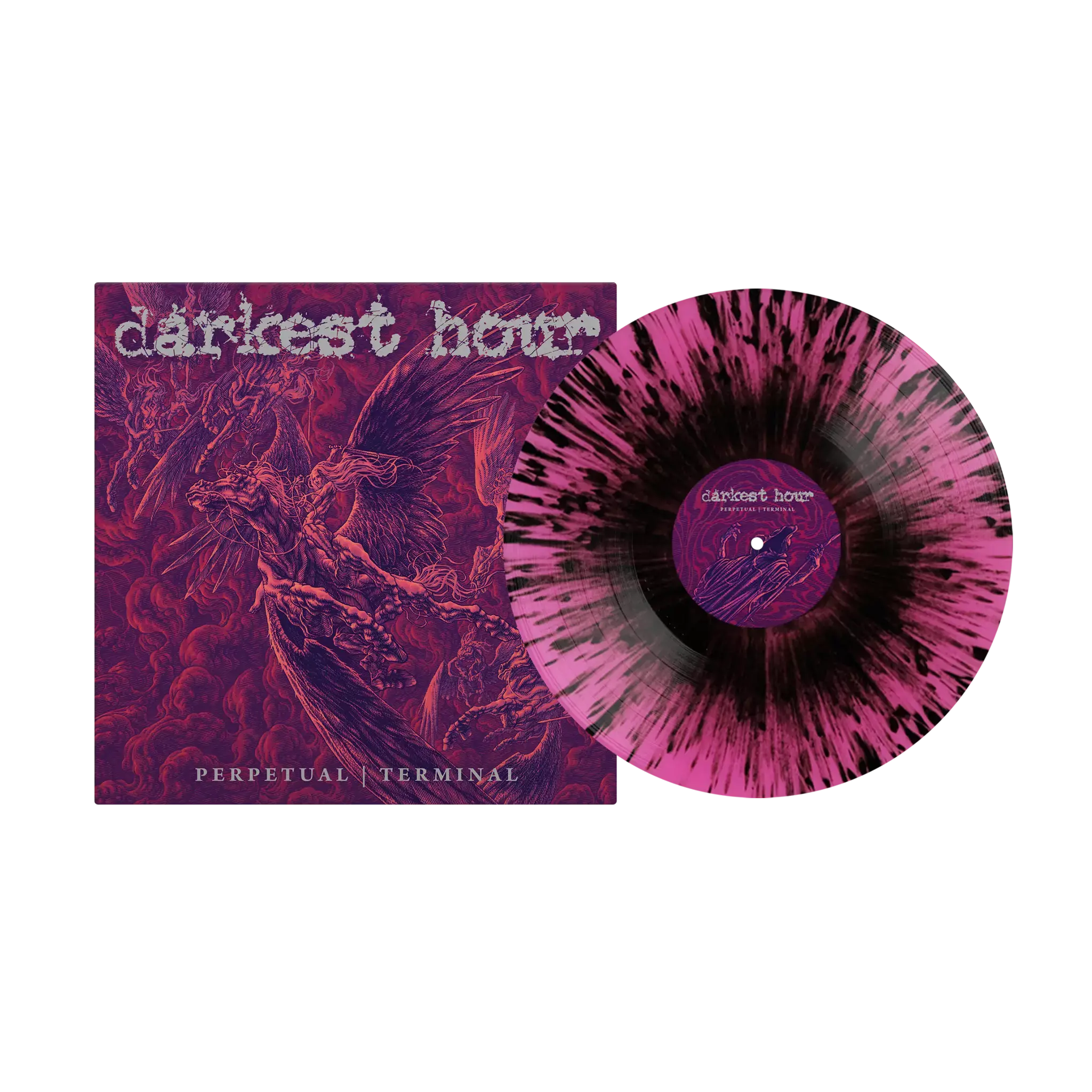 DARKEST HOUR - Perpetual | Terminal · PINK/BLACK SPLATTER LP