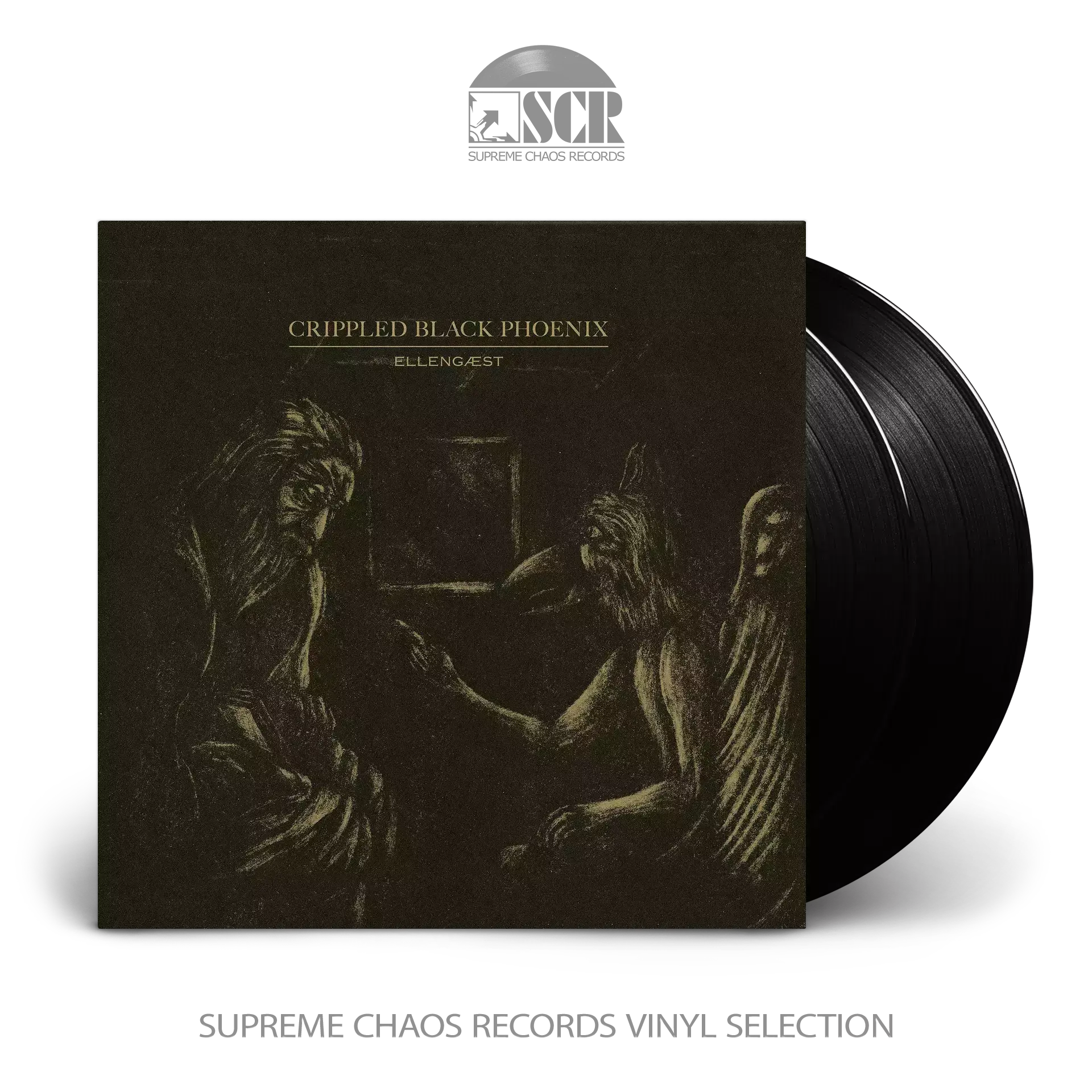 CRIPPLED BLACK PHOENIX · Ellengæst | BLACK DLP CRIPPLED BLACK PHOENIX · Ellengæst | BLACK DLP (Progressive Rock/Progressive Metal Vinyl)