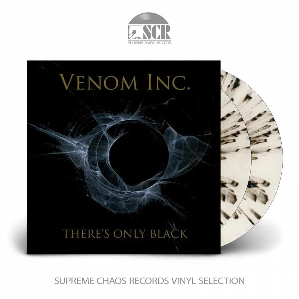 VENOM INC. · There's Only Black | CLEAR/BLACK SPLATTER 2LP (Black Metal/Heavy Metal Vinyl)
