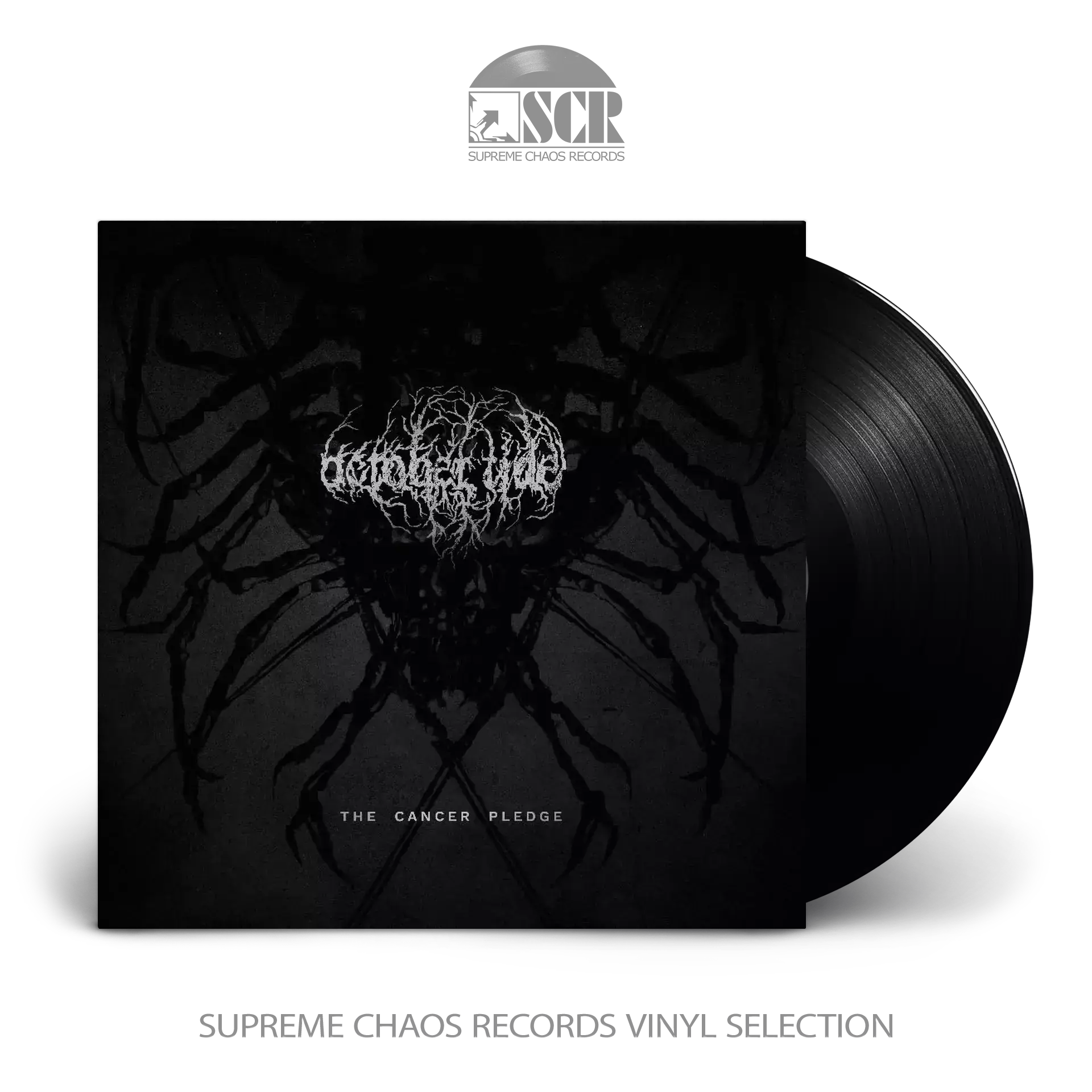 OCTOBER TIDE - The Cancer Pledge · BLACK LP (Death Metal Vinyl)