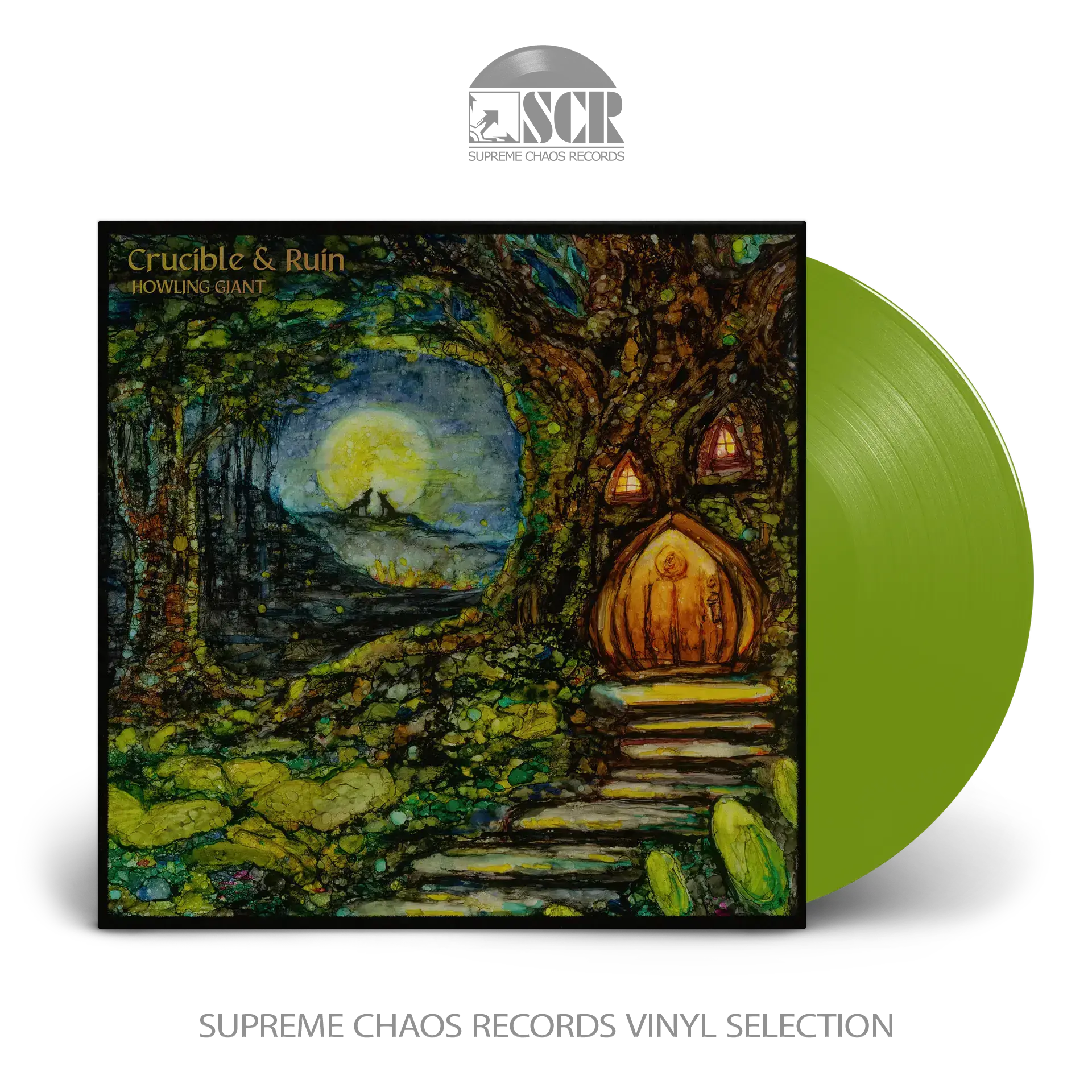 HOWLING GIANT - Crucible & Ruin · OLIVE GREEN LP (Psychedelic Rock/Doom Rock Vinyl)