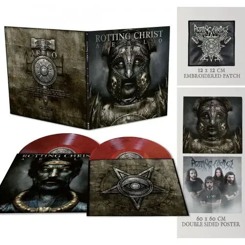 ROTTING CHRIST · Aealo (15th Anniversary) | RED/BLACK 2LP · Picture 3 ROTTING CHRIST · Aealo (15th Anniversary) | RED/BLACK 2LP (Black Metal/Death Metal Vinyl) · Picture 3
