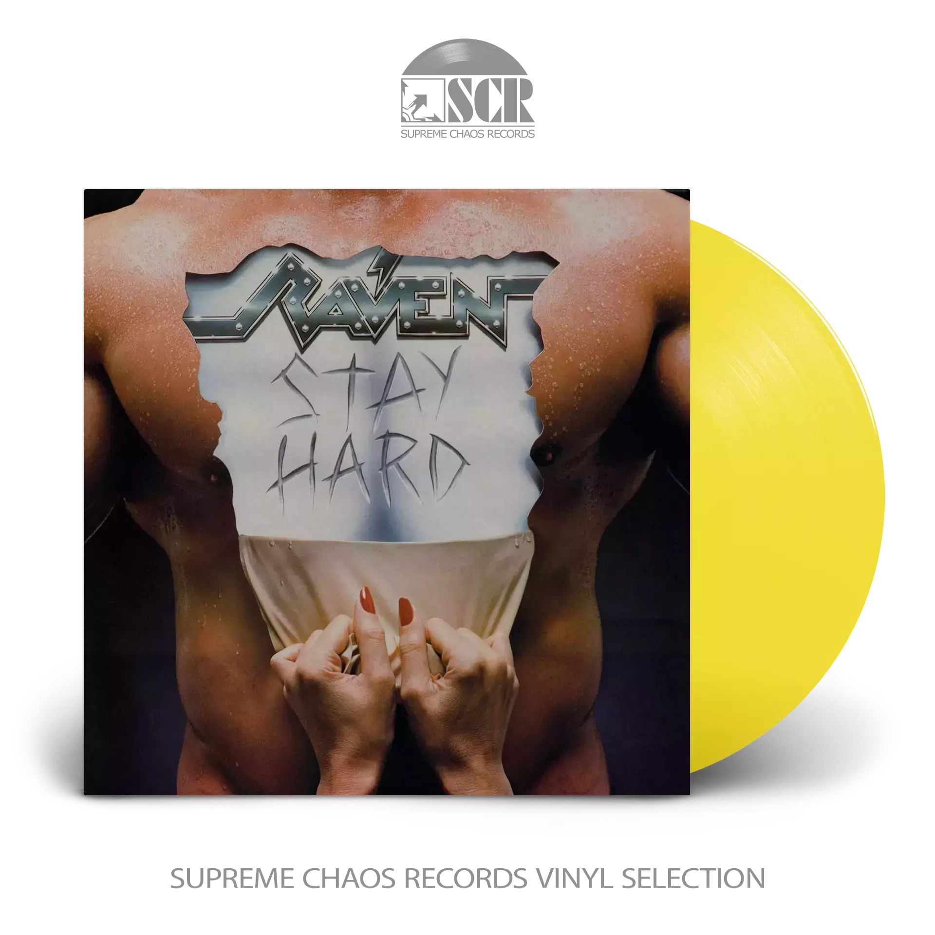 RAVEN - Stay Hard · TRANSLUCENT YELLOW LP (Heavy Metal Vinyl)