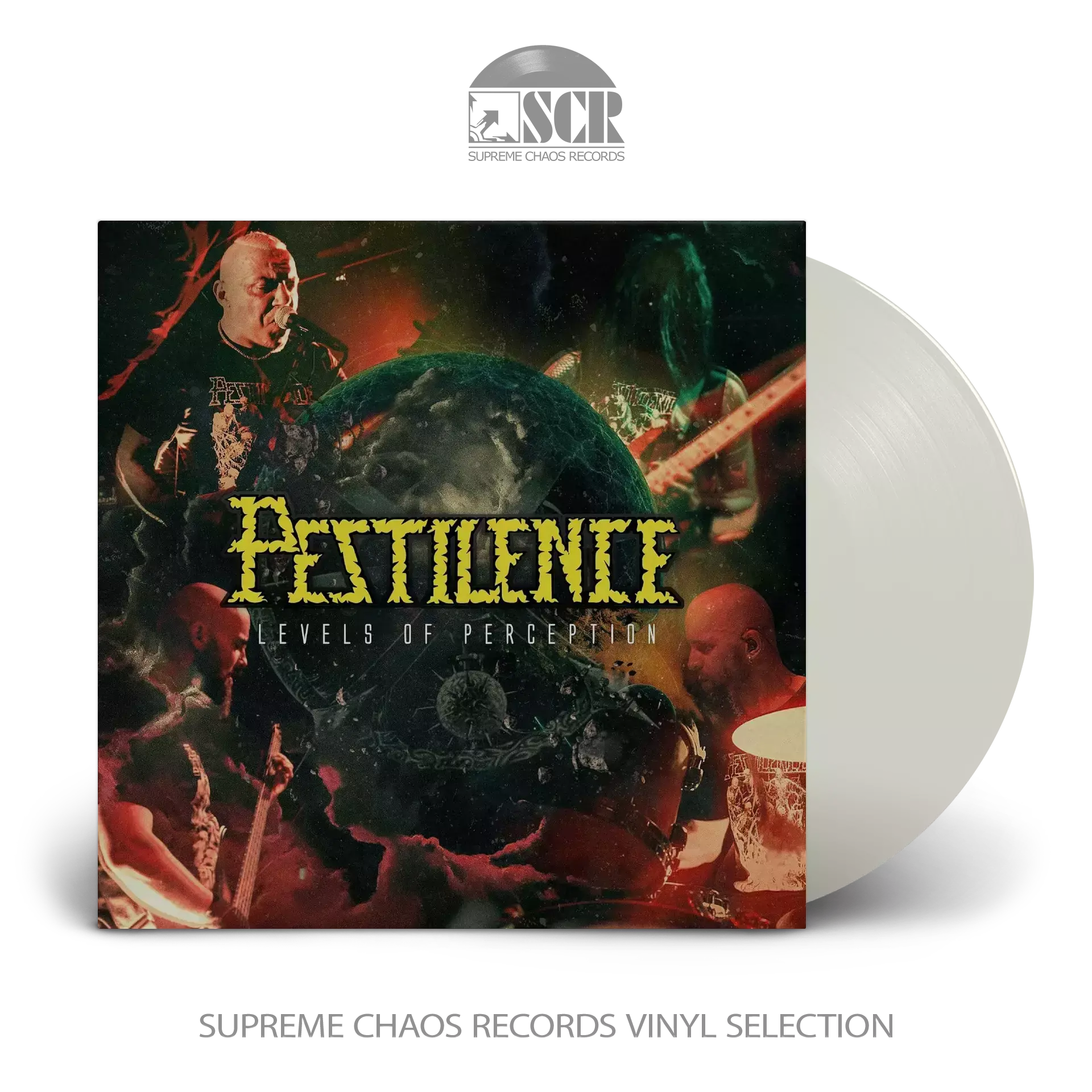 PESTILENCE · Levels of Perception | CLEAR LP (Death Metal Vinyl)