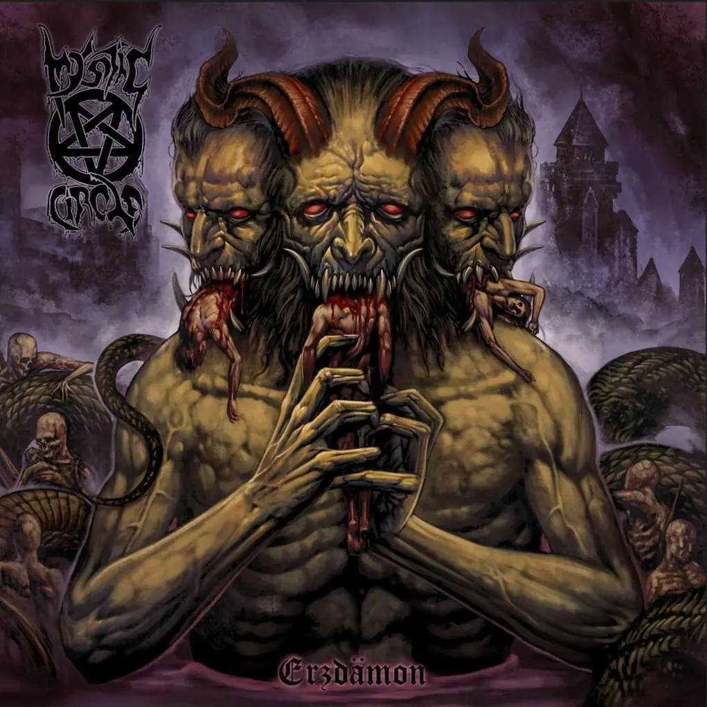 MYSTIC CIRCLE - Erzdämon · CLEAR/PURPLE LP · Picture 1 MYSTIC CIRCLE - Erzdämon · CLEAR/PURPLE LP (Black Metal Vinyl) · Picture 1