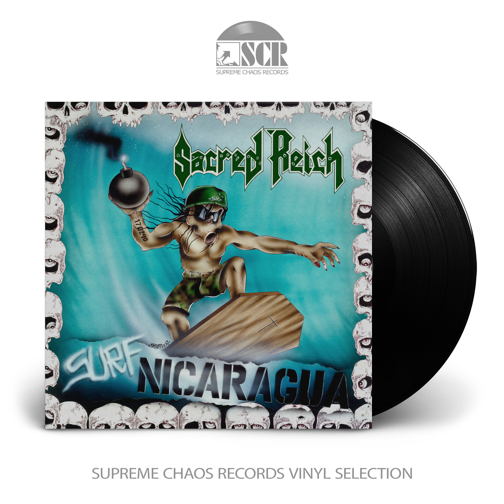 SACRED REICH - Surf Nicaragua · BLACK LP SACRED REICH - Surf Nicaragua · BLACK LP (Thrash Metal Vinyl)