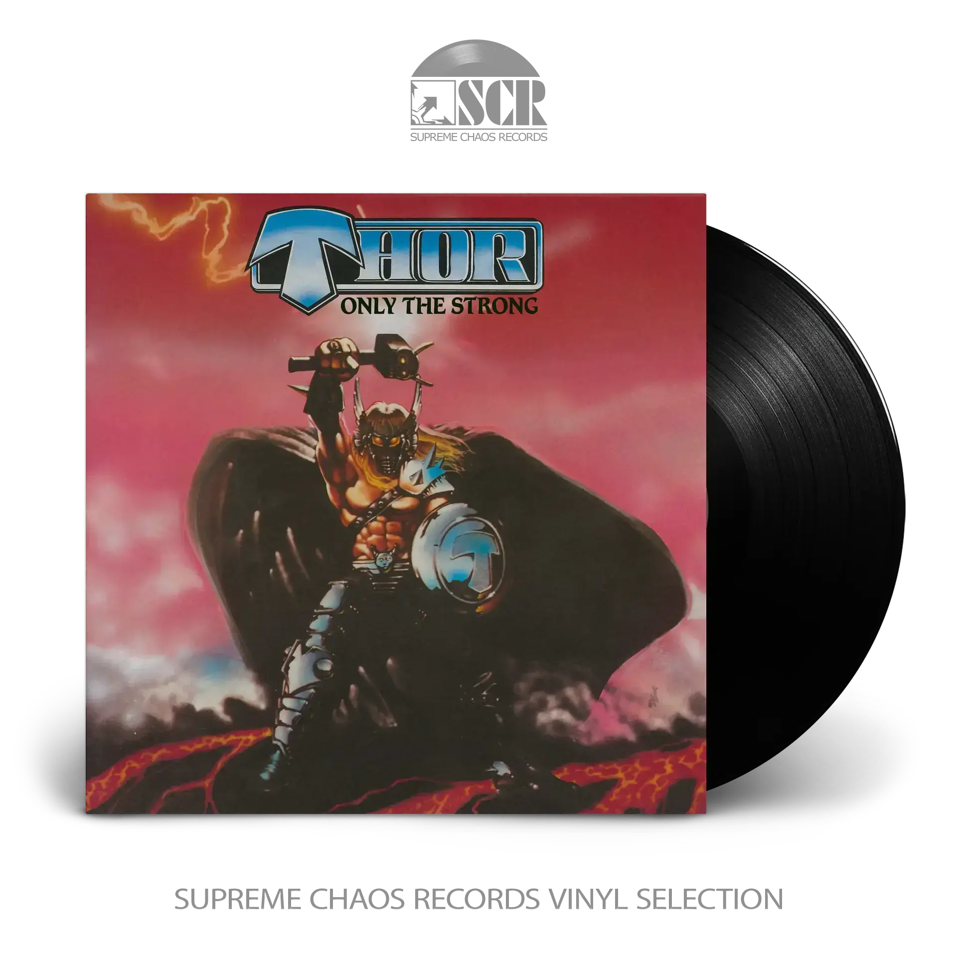 THOR · Only The Strong | BLACK LP (Heavy Metal Vinyl)