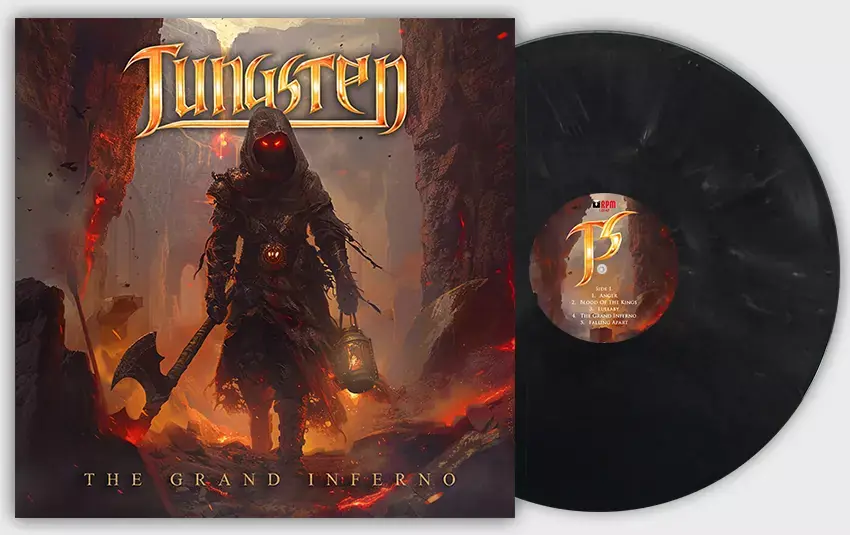 TUNGSTEN · The Grand Inferno | VANTABLACK LP TUNGSTEN · The Grand Inferno | VANTABLACK LP (Heavy Metal Vinyl)