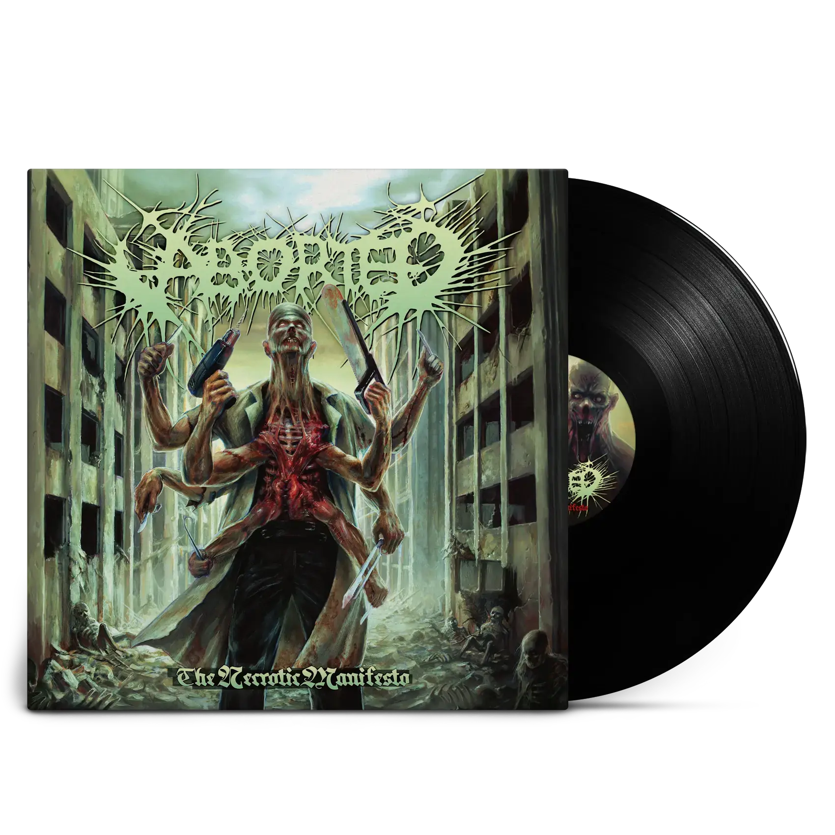ABORTED - The Necrotic Manifesto · BLACK LP ABORTED - The Necrotic Manifesto · BLACK LP (Death Metal/Grindcore Vinyl)