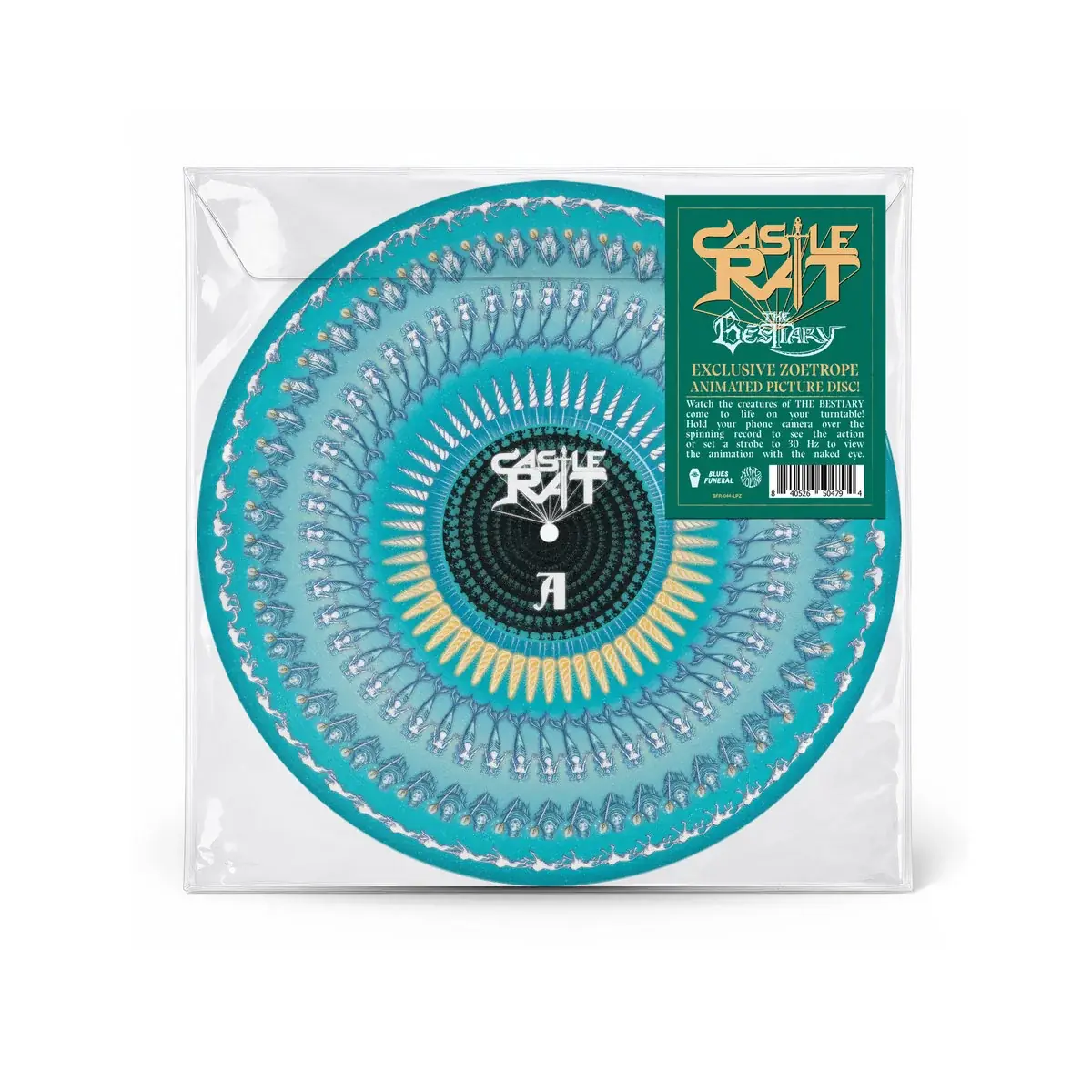 CASTLE RAT · The Bestiary | ZOETROPE DISC LP CASTLE RAT · The Bestiary | ZOETROPE DISC LP (Stoner Rock Vinyl)