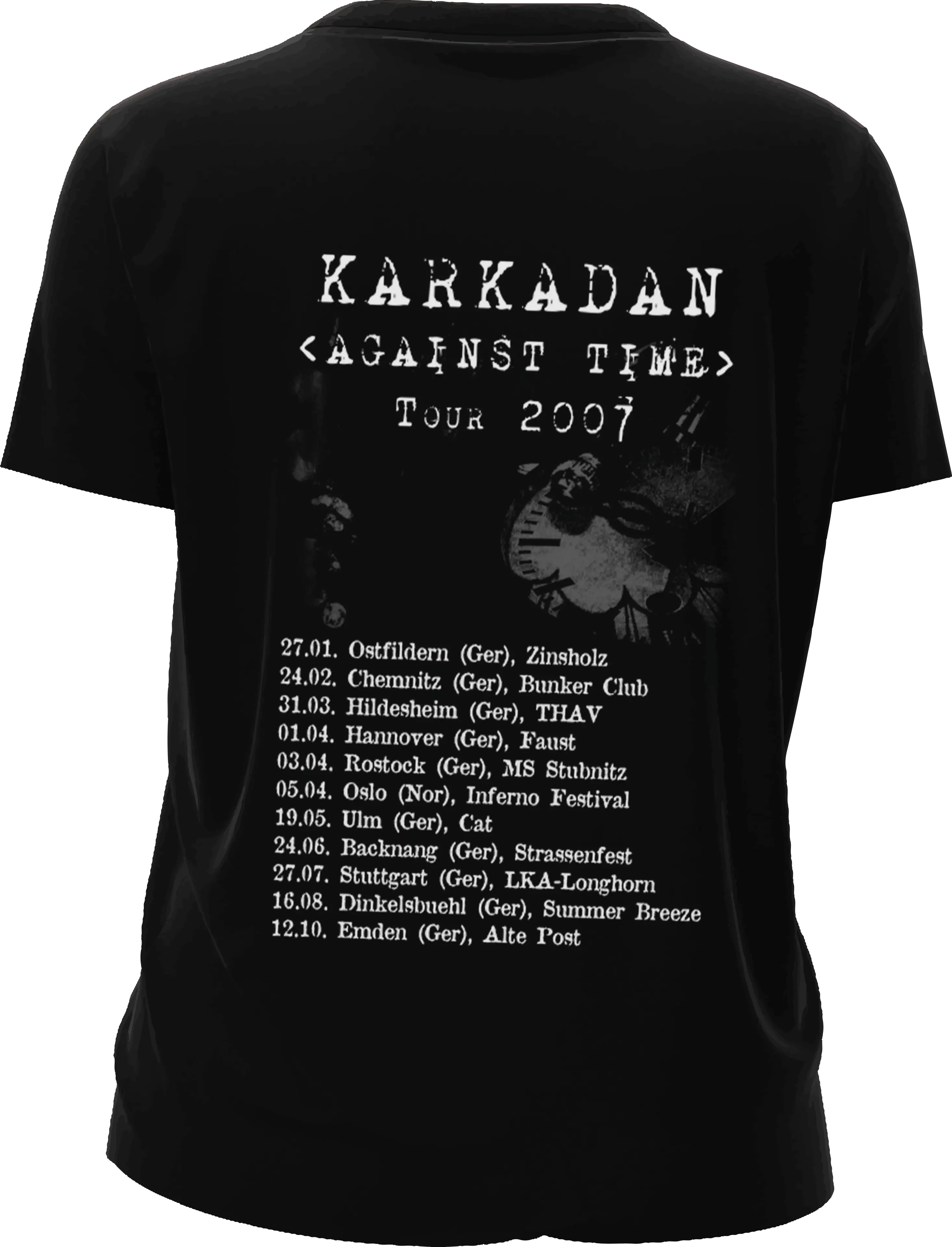KARKADAN - Against Time Tour 2007 · GIRLIE · Picture 1 KARKADAN - Against Time Tour 2007 · GIRLIE (Death Metal/Progressive Metal/Black Metal/Heavy Me Clothes) · Picture 1