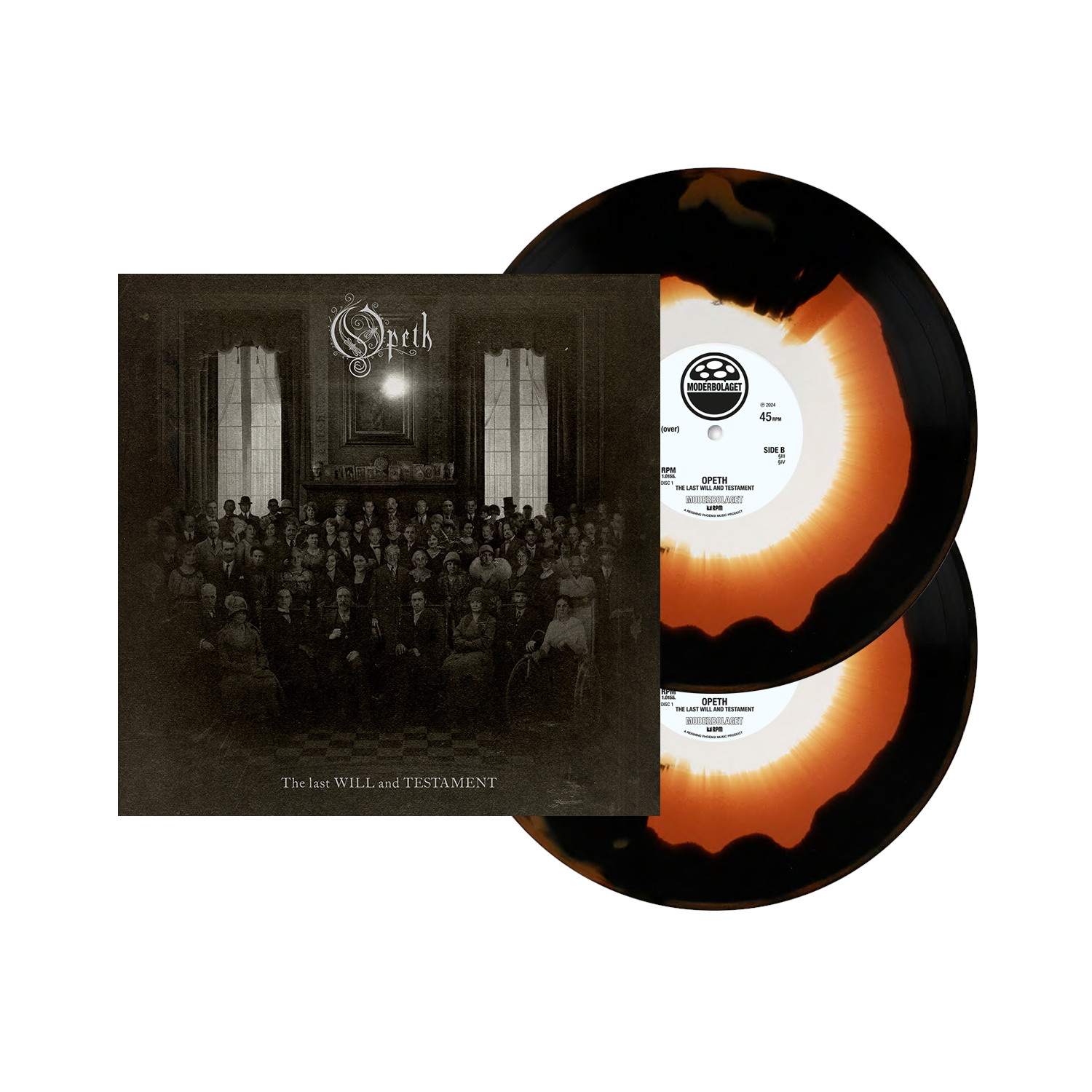 OPETH - The Last Will And Testament [WHITE/BROWN/BLACK INKSPOT DLP]